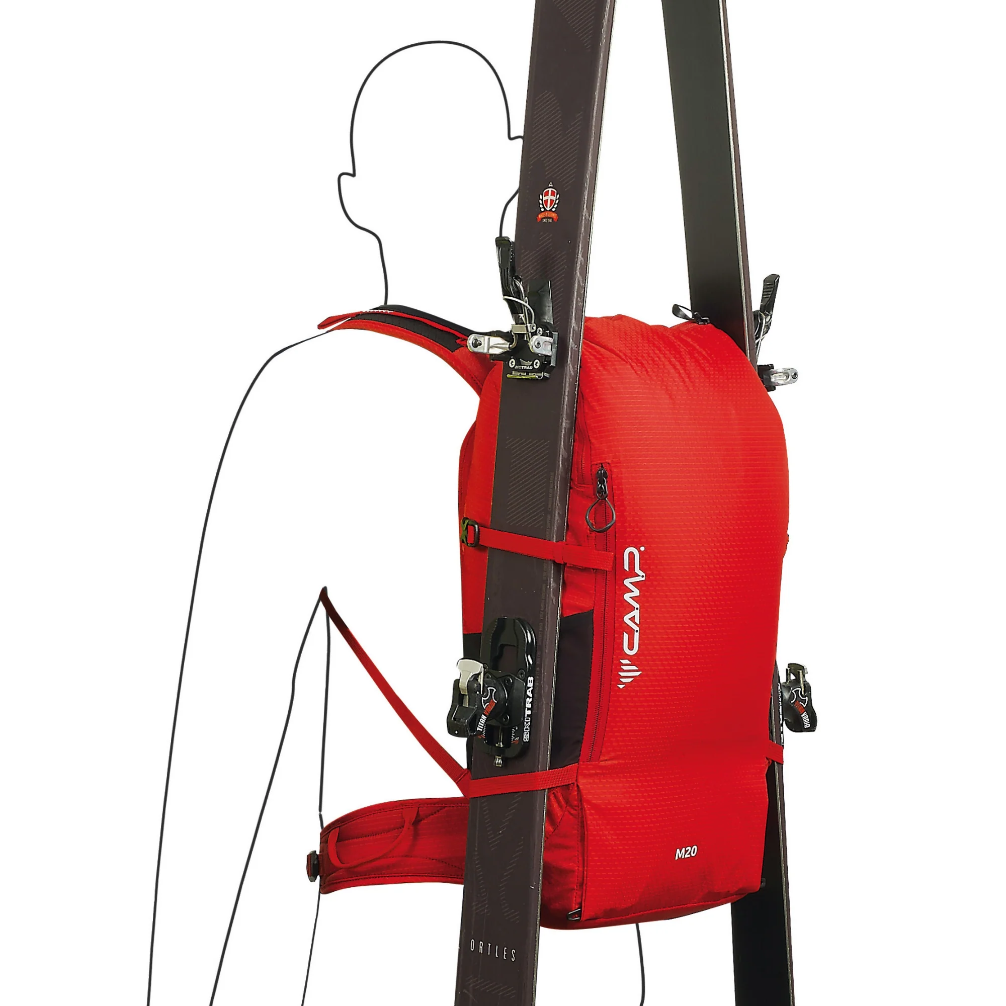 CAMP M20 -  ZAINO ALPINISMO 20 litri - DISPONIBILE IN 2 COLORI - Image 10