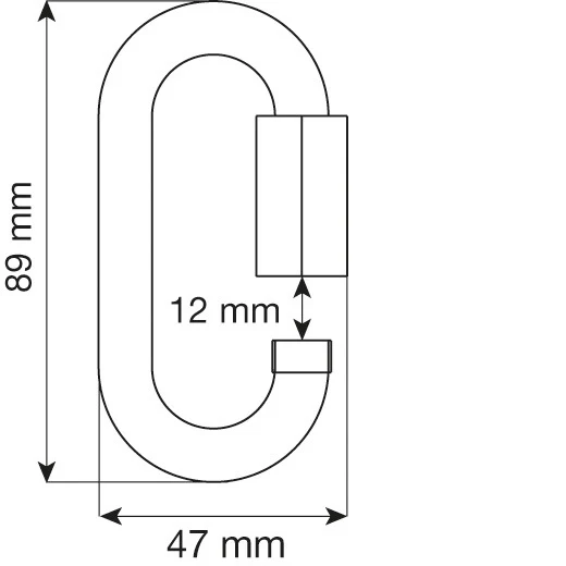 CAMP OVAL QUICK LINK STEEL MAGLIA RAPIDA DISPONIBILE IN DUE MISURE - Image 4
