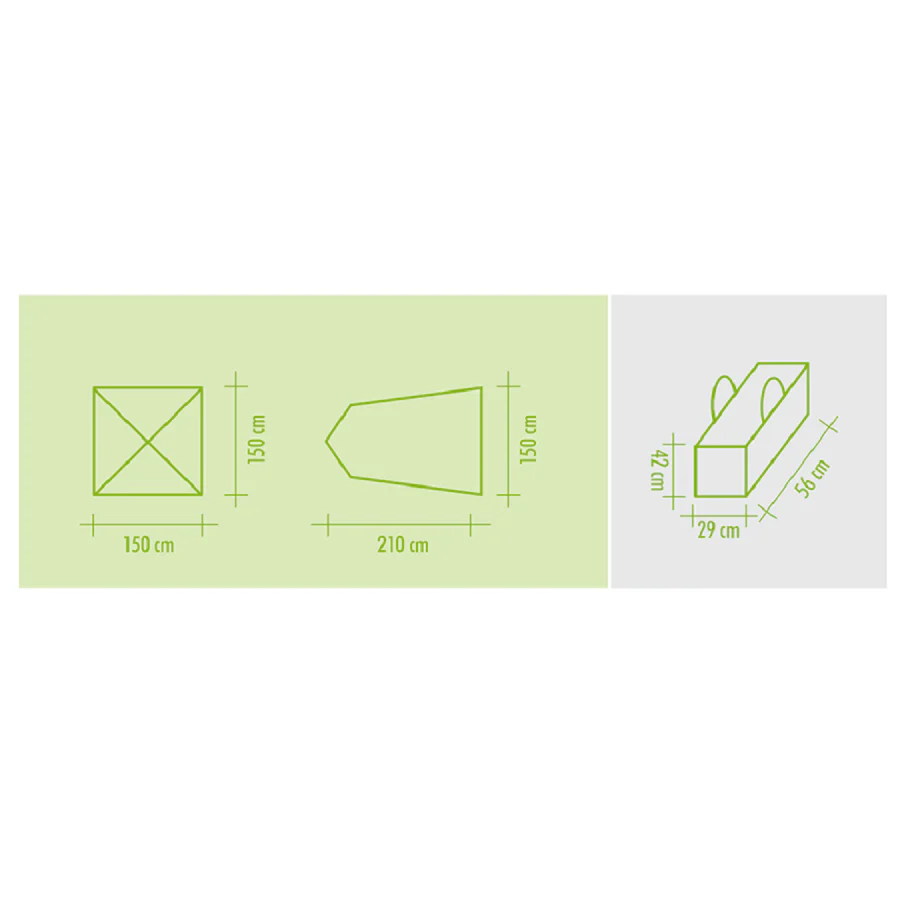 CONVER MULTICAB TENDA CUCINA AD USO SPOGLIATOIO, DOCCIA E BAGNO 150x150xH210 - IN PROMOZIONE! - Image 4