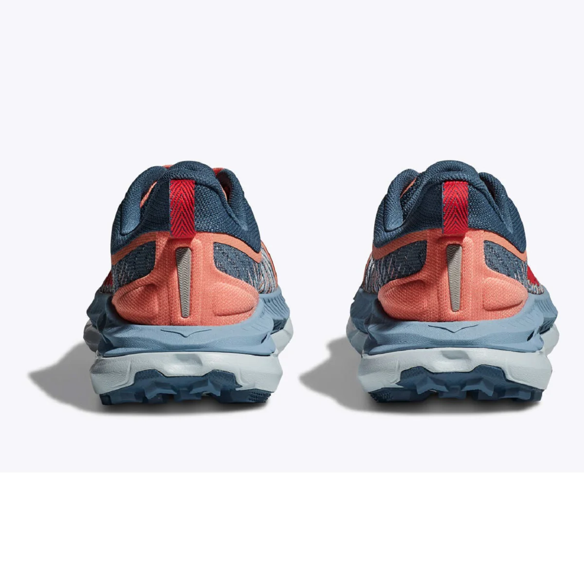HOKA MAFATE SPEED 4 DONNA SCARPA REATTIVA DA TRAIL RUNNING IN SUOLA VIBRAM MEGAGRIP - COLORE: Papaya / Real Teal - Image 6