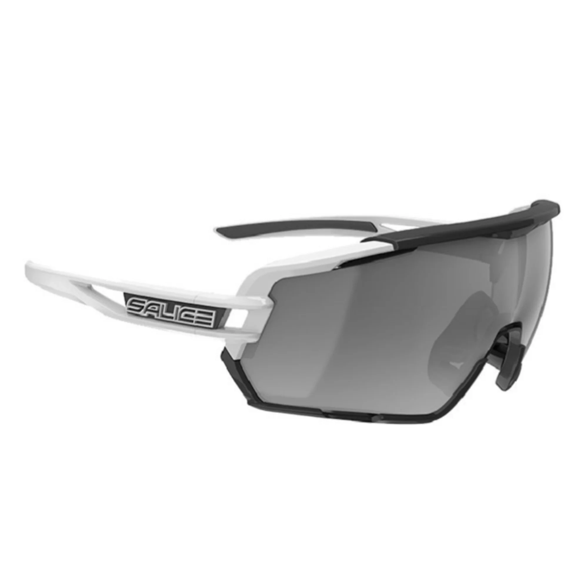 SALICE 020RW BIANCO-NERO RW NERO OCCHIALE DA SOLE CON DOPPIA LENTE INCLUSA