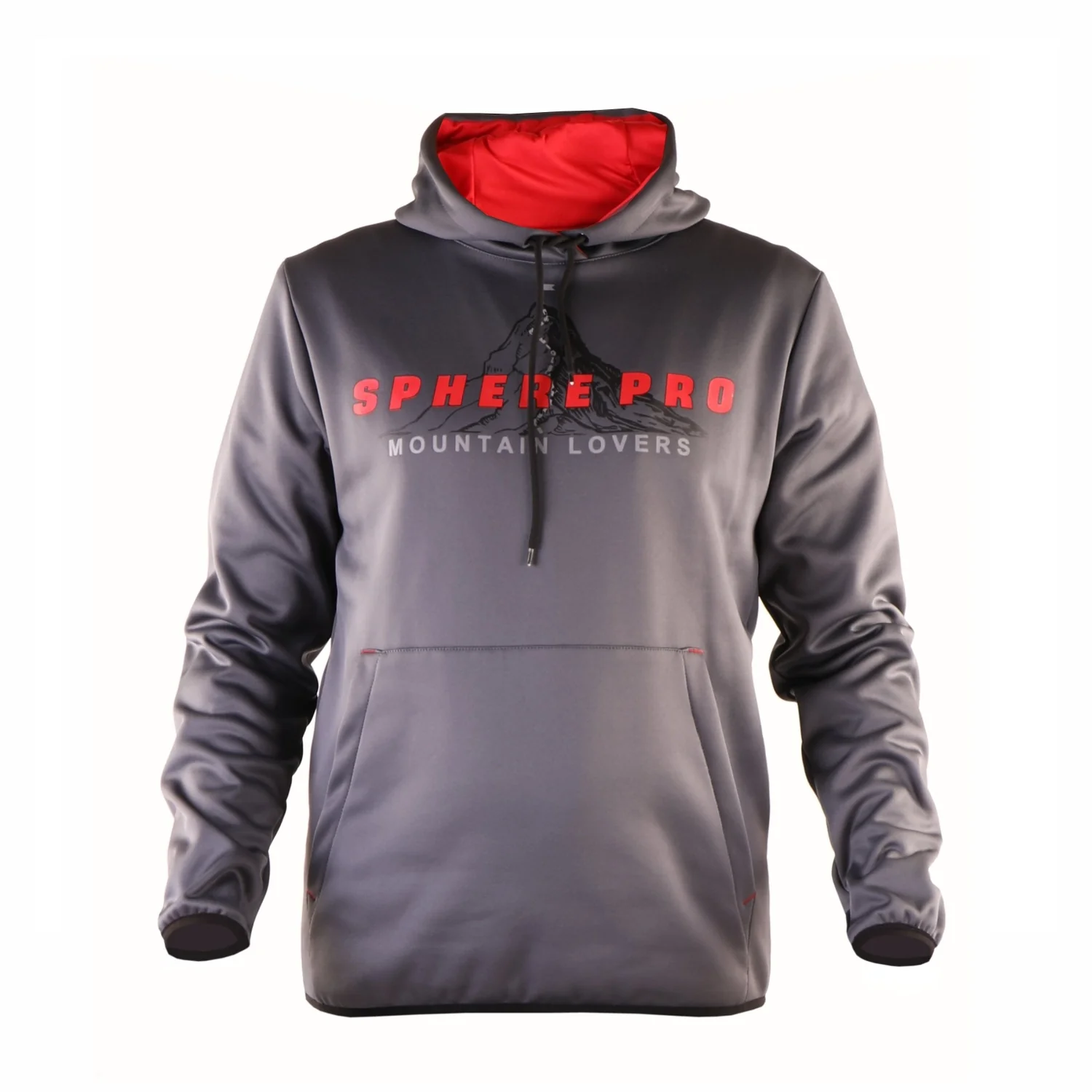 SPHERE PRO LHOTSE  FELPA UOMO TECNICA CON CAPPUCCIO CALDA E TRASPIRANTE - NUOVI ARRIVI - GRIGIO