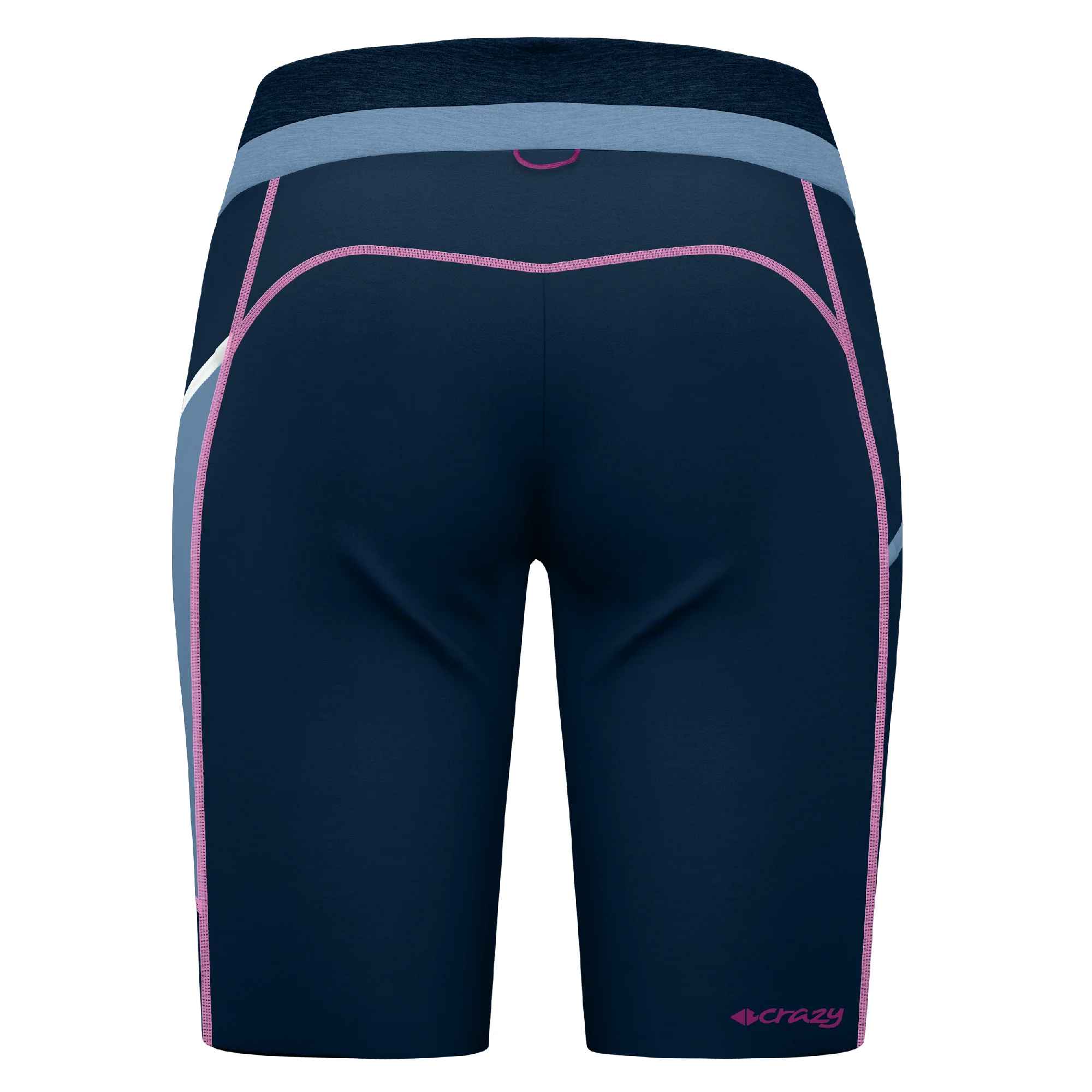 CRAZY SHORT IONIC DONNA PANTALONE CORTO RESISTENTE E TRASPIRANTE IDEALE PER TREKKING  - NUOVI ARRIVI SS24 - FANTASIA VENTO - Image 2