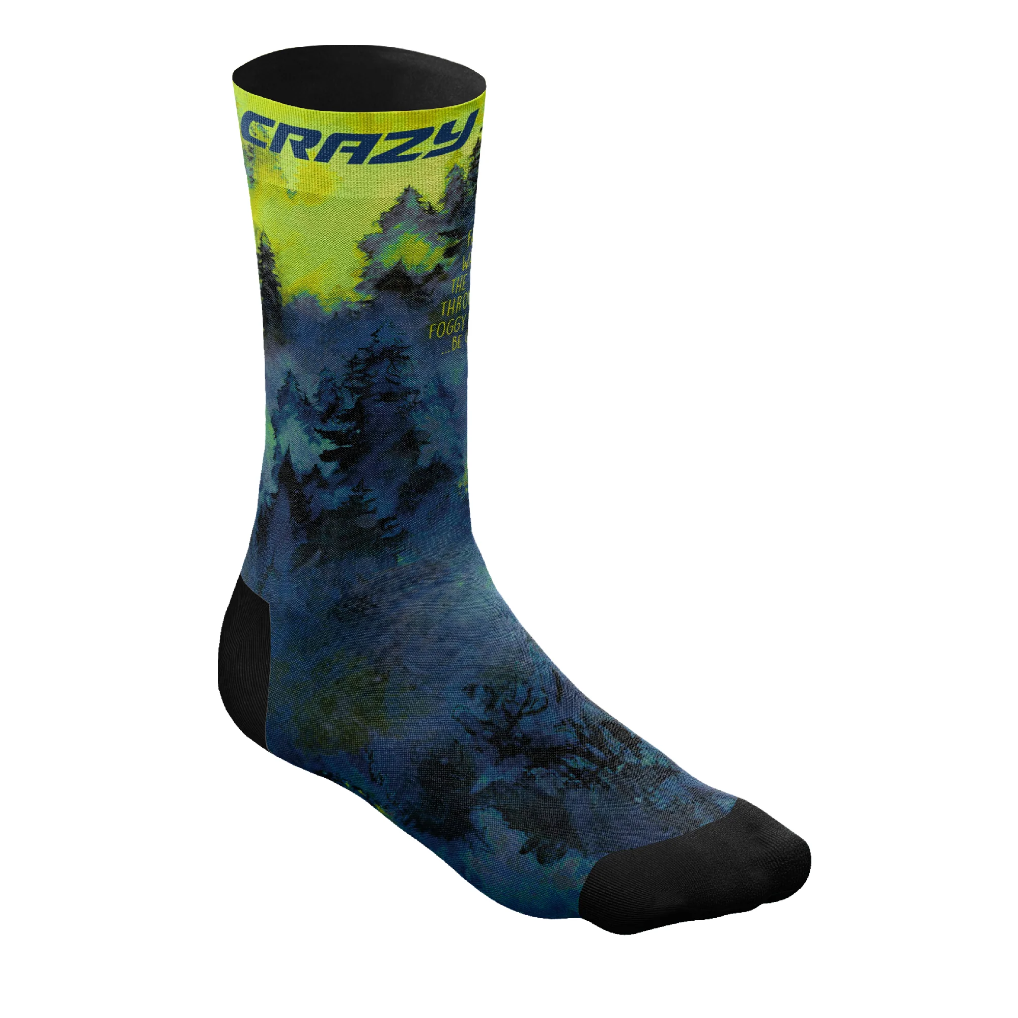 CRAZY SOCKS CALZA TECNICA ESTIVA A MEZZA ALTEZZA LEGGERA E TRASPIRANTE - DISPONIBILE IN VARIE FANTASIE!