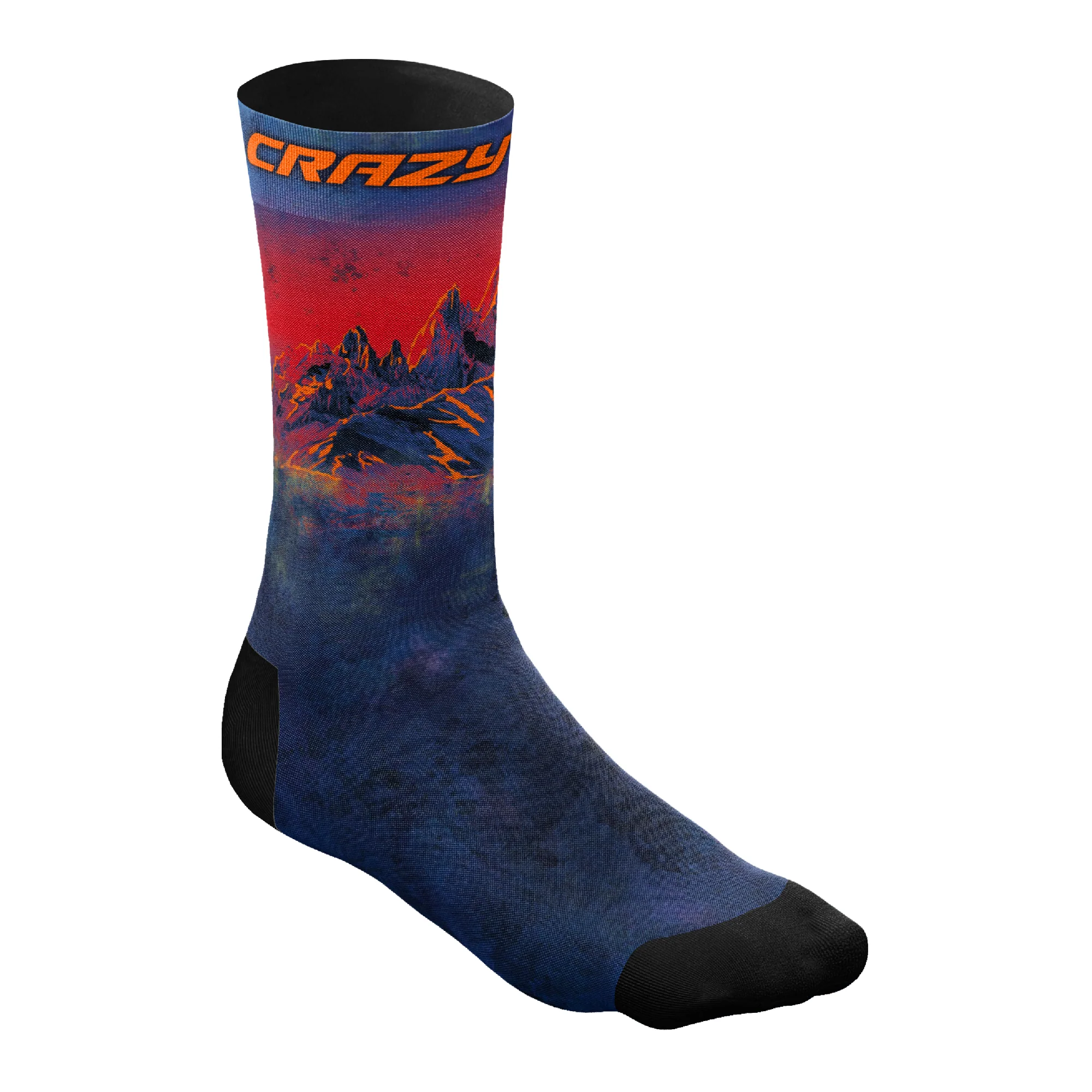 CRAZY SOCKS CALZA TECNICA ESTIVA A MEZZA ALTEZZA LEGGERA E TRASPIRANTE - DISPONIBILE IN VARIE FANTASIE! - Image 3