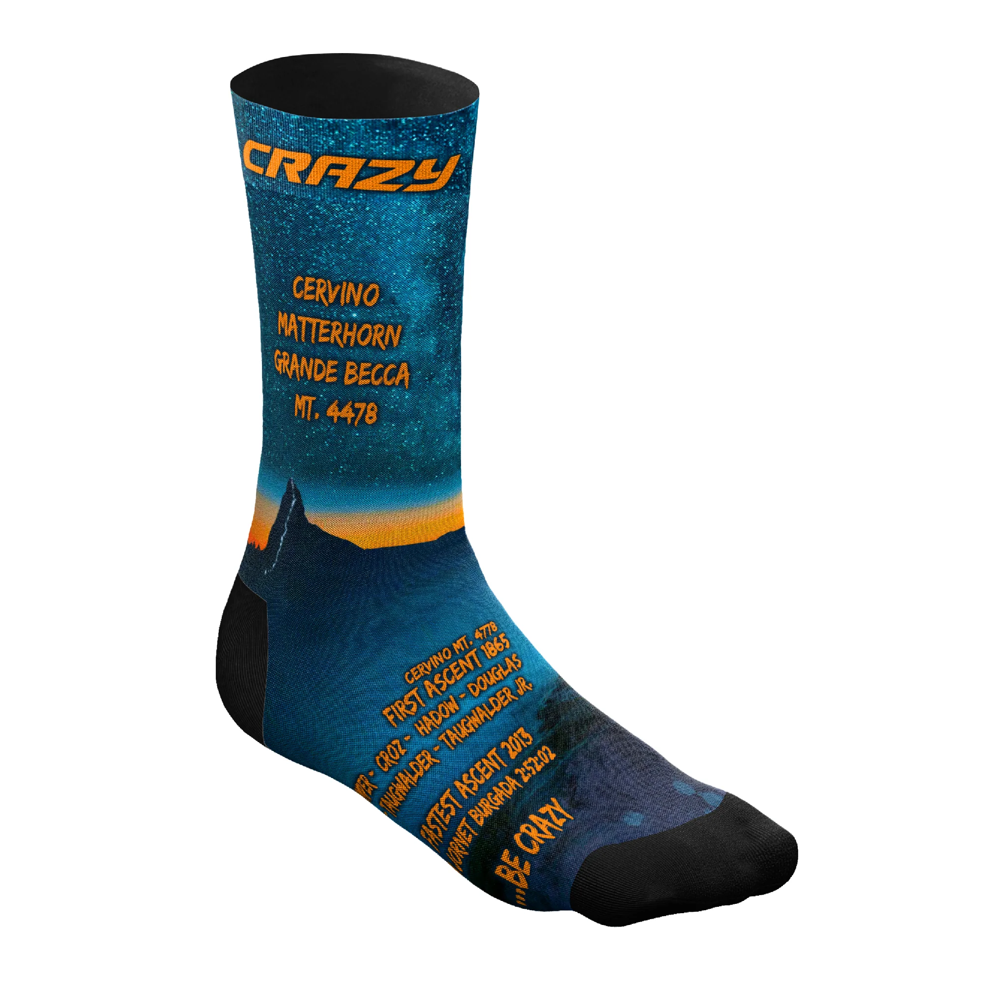 CRAZY SOCKS CALZA TECNICA ESTIVA A MEZZA ALTEZZA LEGGERA E TRASPIRANTE - DISPONIBILE IN VARIE FANTASIE! - Image 4