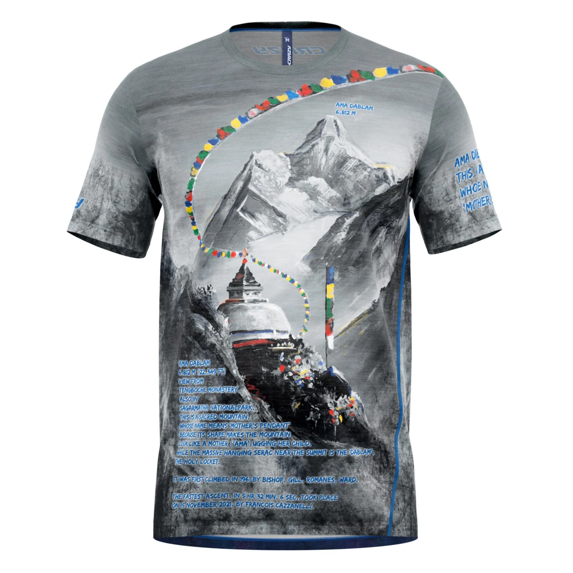 CRAZY T-SHIRT LEGEND MAGLIETTA UOMO LIFESTYLE E ARRAMPICATA - DISPONIBILE IN TRE FANTASIE - Image 2