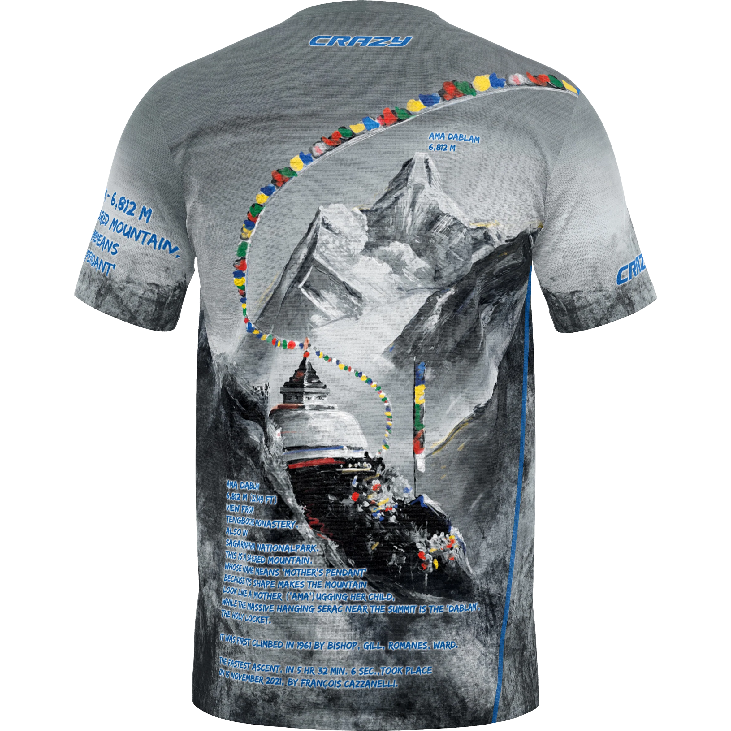 CRAZY T-SHIRT LEGEND MAGLIETTA UOMO LIFESTYLE E ARRAMPICATA - DISPONIBILE IN TRE FANTASIE - Image 5