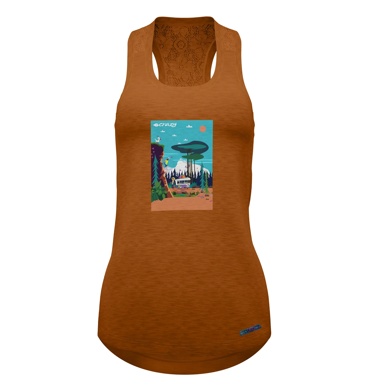 CRAZY TOP AFTER CANOTTA DONNA Colore Van