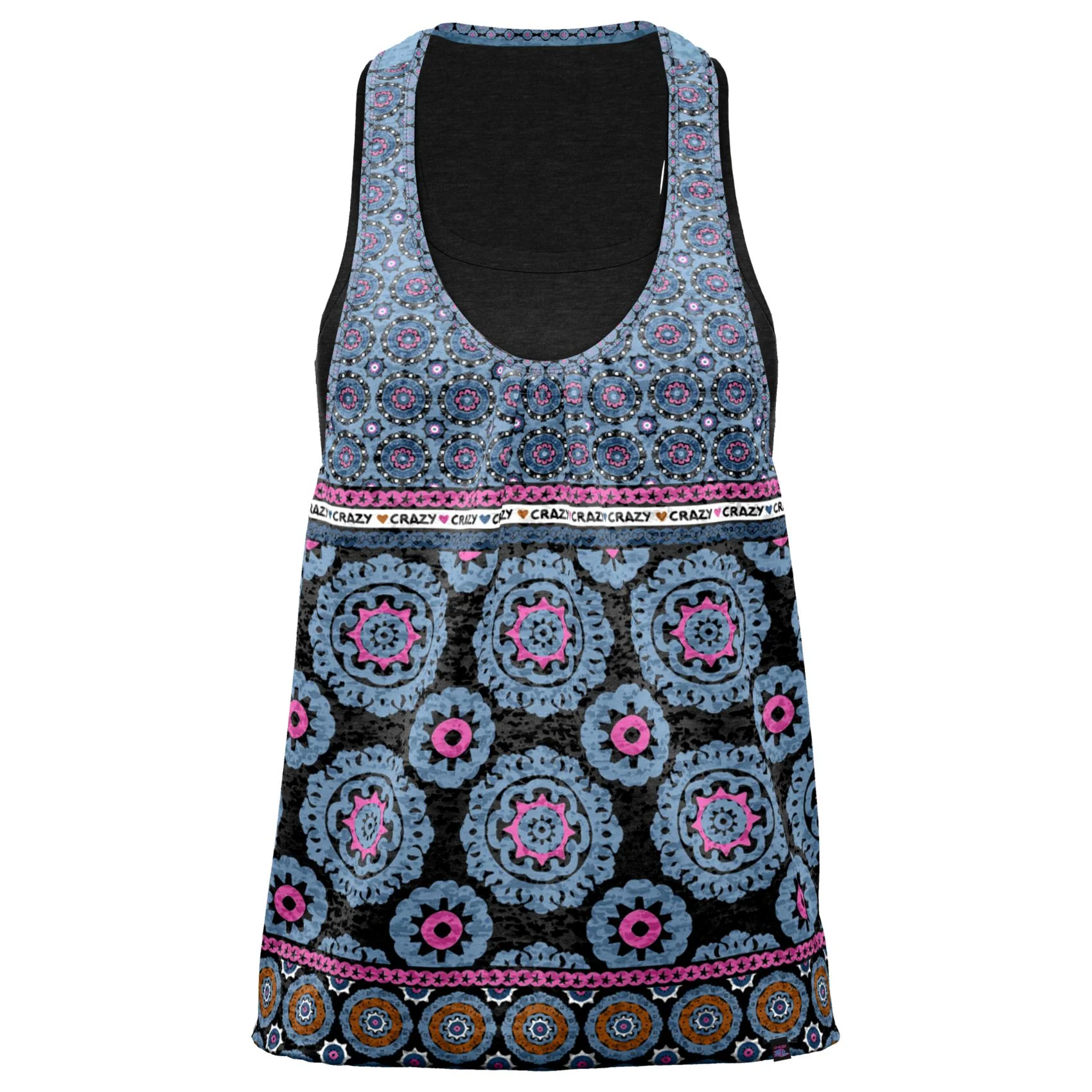 CRAZY TOP AMARILLYS CANOTTA DONNA Colore Shibori