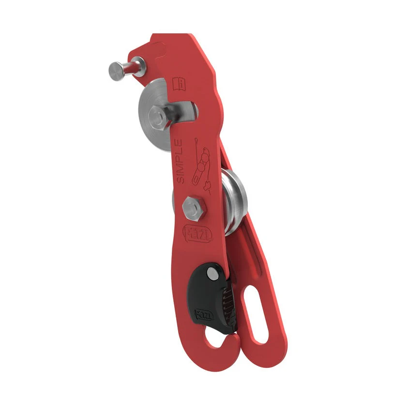 PETZL SIMPLE DESCENDER DISCENSORE DA SPELEOLOGIA UTILIZZABILI CON CORDE SEMISTATICHE DA 8.5 A 11mm