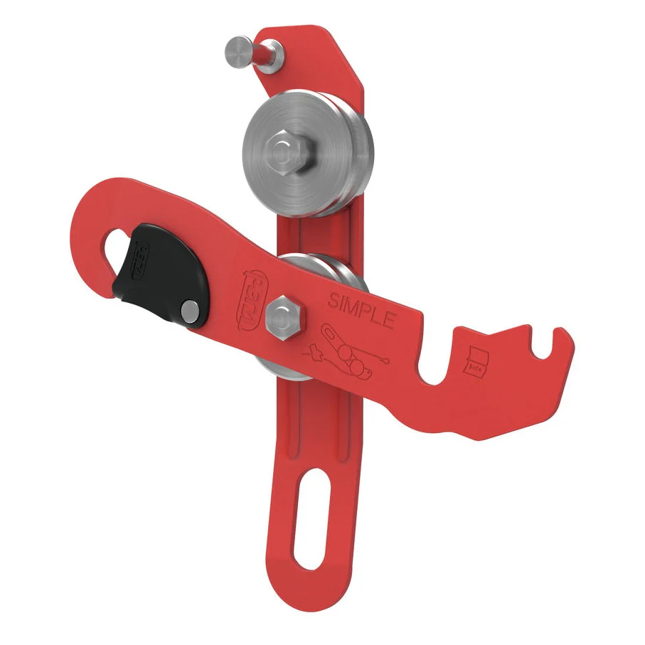 PETZL SIMPLE DESCENDER DISCENSORE DA SPELEOLOGIA UTILIZZABILI CON CORDE SEMISTATICHE DA 8.5 A 11mm - Image 3