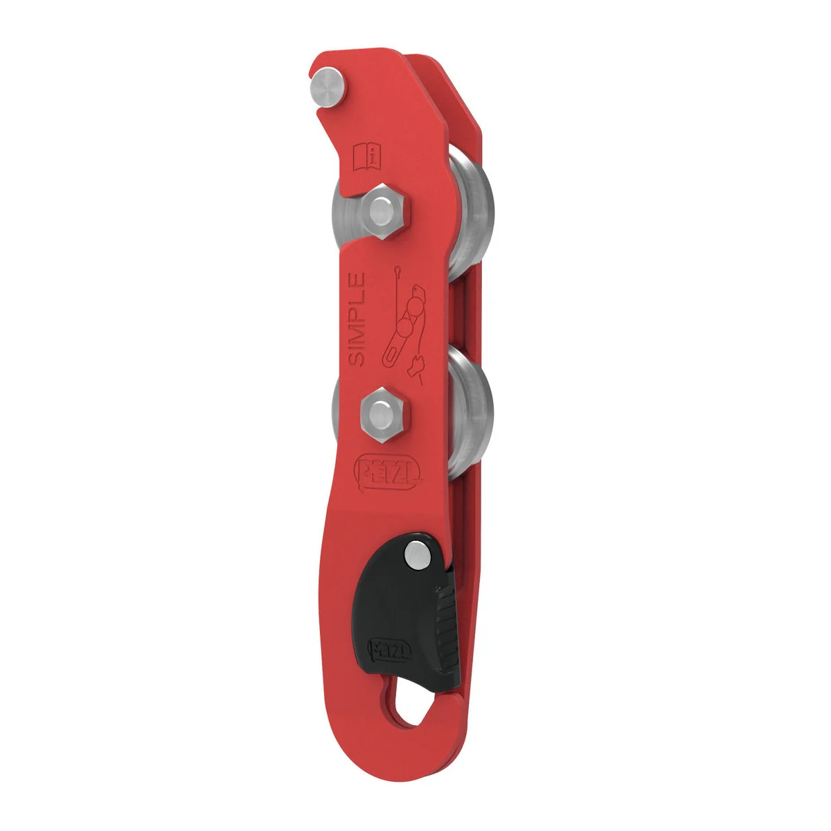 PETZL SIMPLE DESCENDER DISCENSORE DA SPELEOLOGIA UTILIZZABILI CON CORDE SEMISTATICHE DA 8.5 A 11mm - Image 4