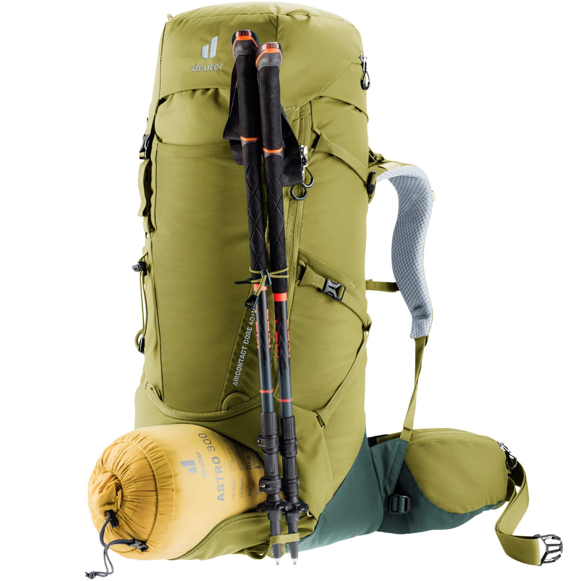 DEUTER AIRCONTACT CORE 40+10 ZAINO DA TREKKING E LUNGHI CAMMINI - Image 10