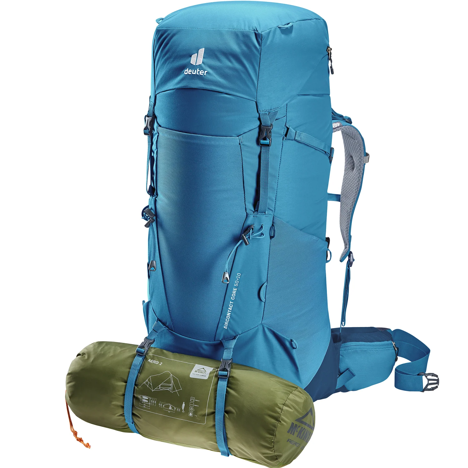 DEUTER AIRCONTACT CORE 50+10 reef-ink ZAINO DA VIAGGIO TREKKING - Image 8