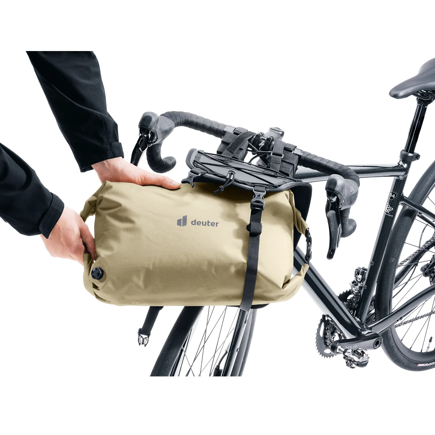 DEUTER CABEZON HB 14 BORSA DA CICLISMO - COLORE: DESERT/BLACK - Image 3