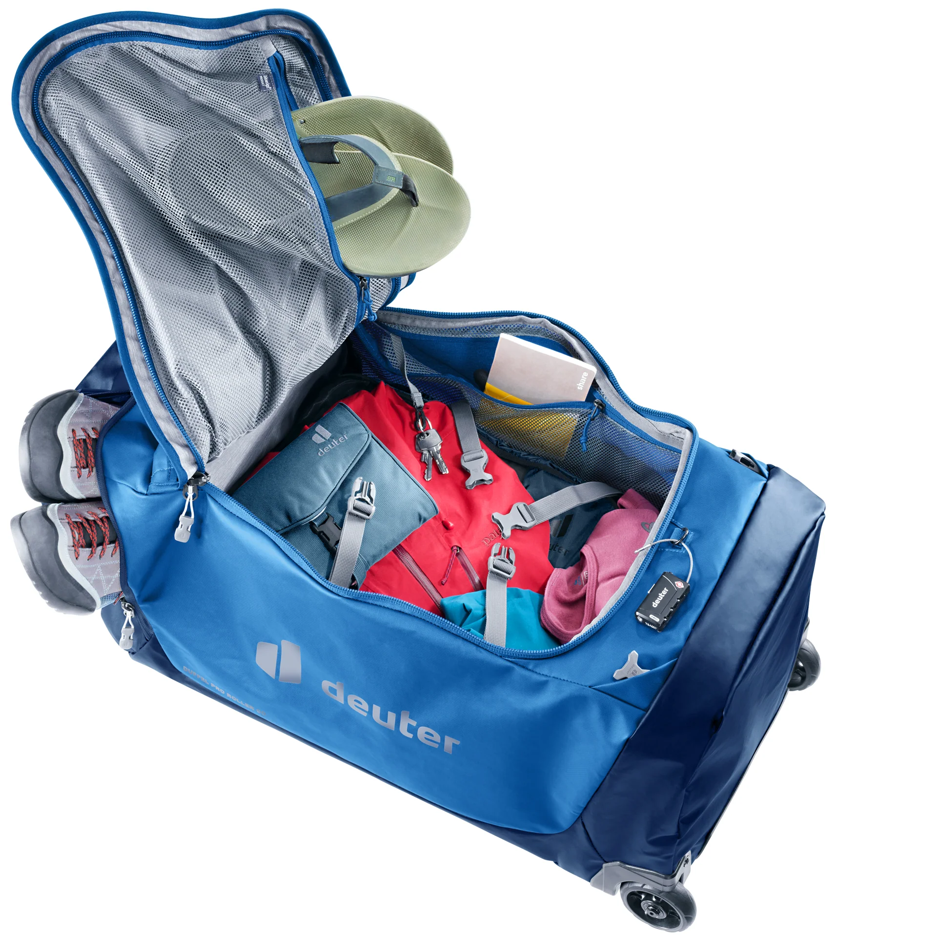 DEUTER DUFFEL PRO ROLLER 90 BORSONE DA VIAGGIO ULTRACOMPATTO - DISPONIBILE IN 2 COLORI - Image 17