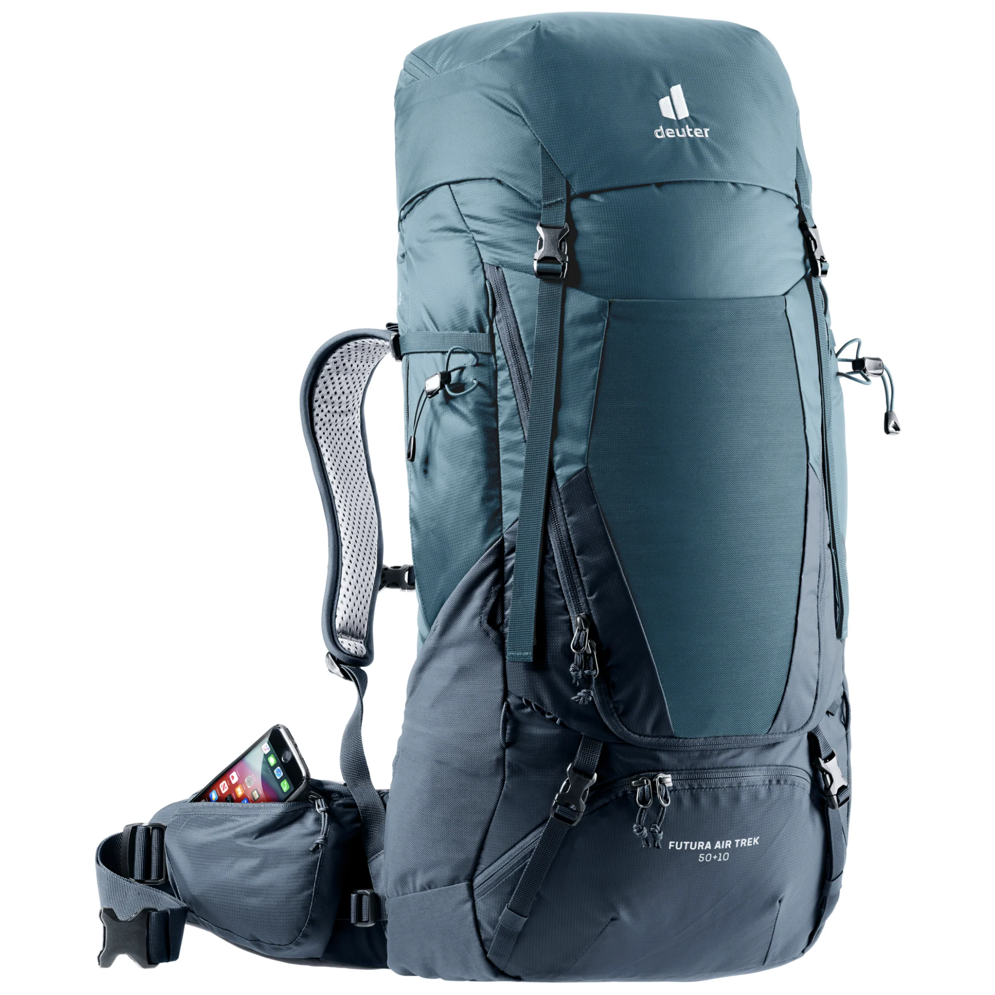 DEUTER FUTURA AIR TREK 50+10 ZAINO DA TREKKING E LUNGHI CAMMINI - Image 3