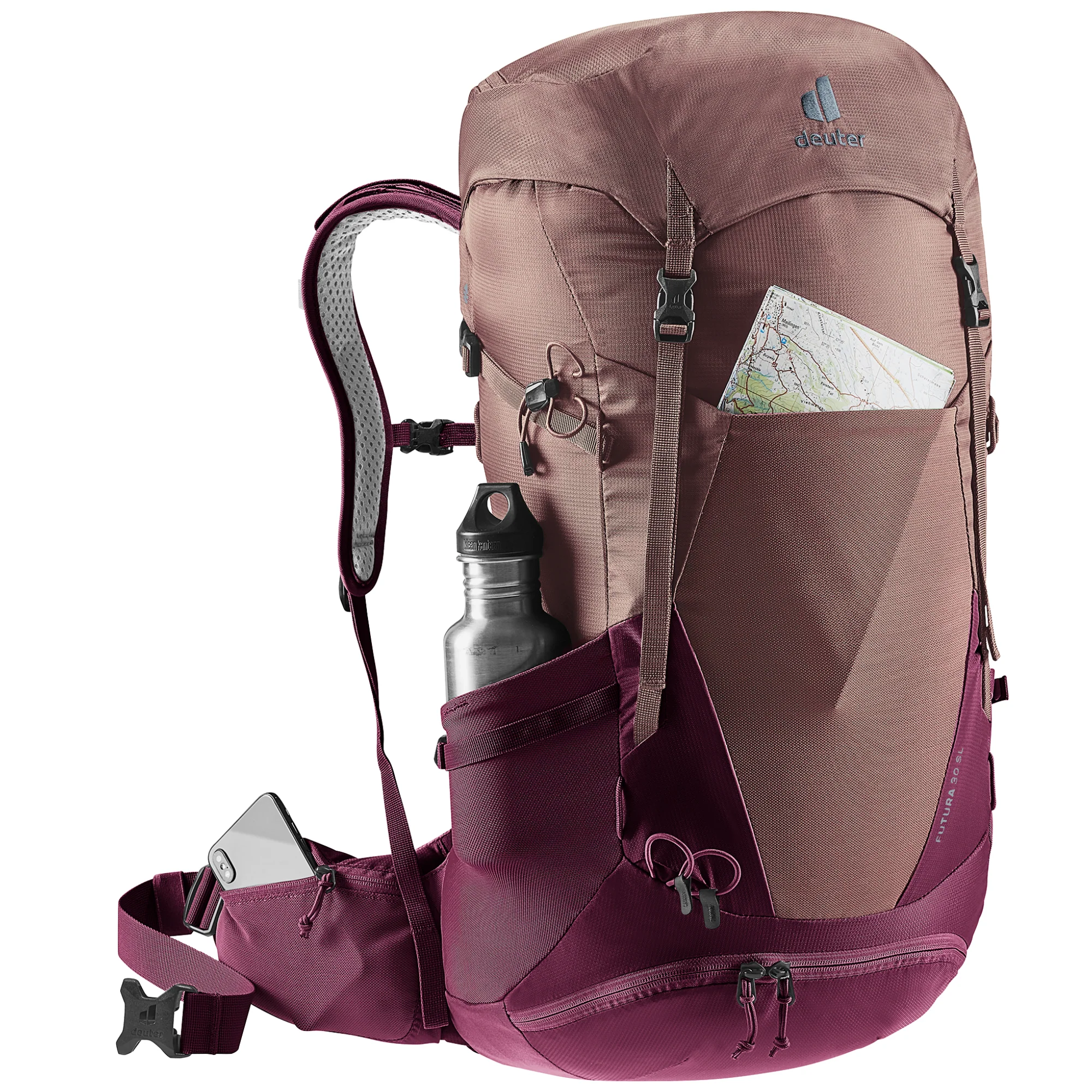DEUTER FUTURA PRO 30 SL ZAINO 30 LITRI DA TREKKING CON SCHIENALE CORTO STACCATO - DISPONIBILE IN 2 COLORI - Image 6
