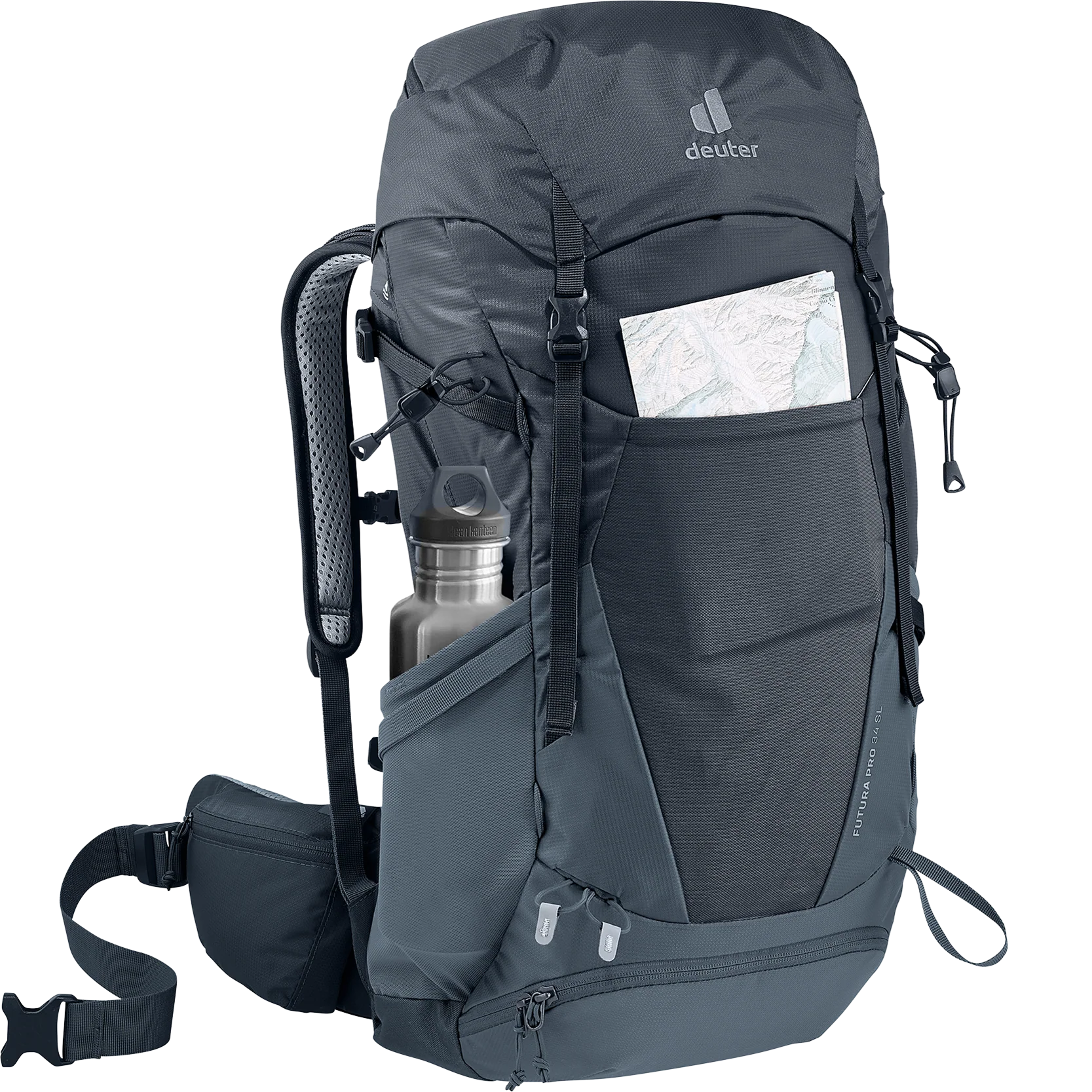 DEUTER FUTURA PRO 34 SL ZAINO TREKKING CON SCHIENALE CORTO E STACCATO - DISPONIBILE IN 2 COLORI - Image 15
