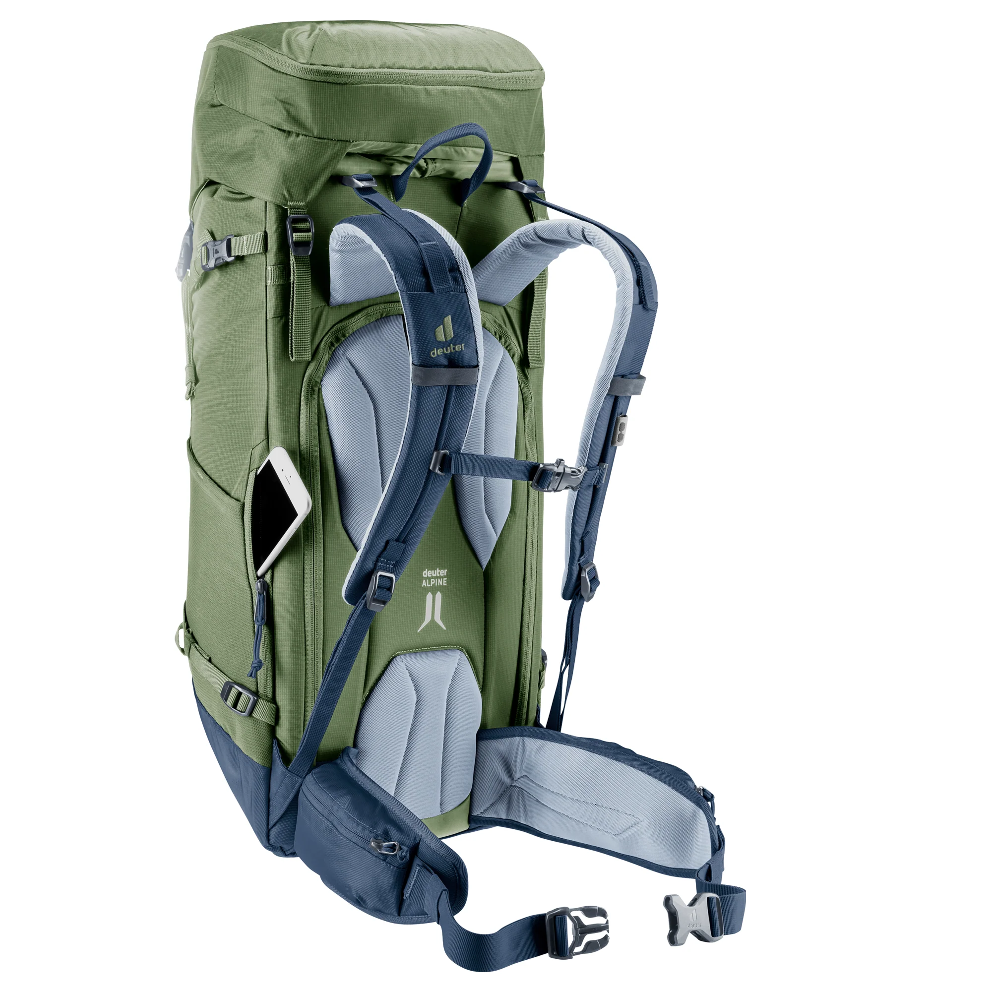 DEUTER RISE 34+ ZAINO DA ESCURSIONE INVERNALE Colore Khaki-Ink - Image 3