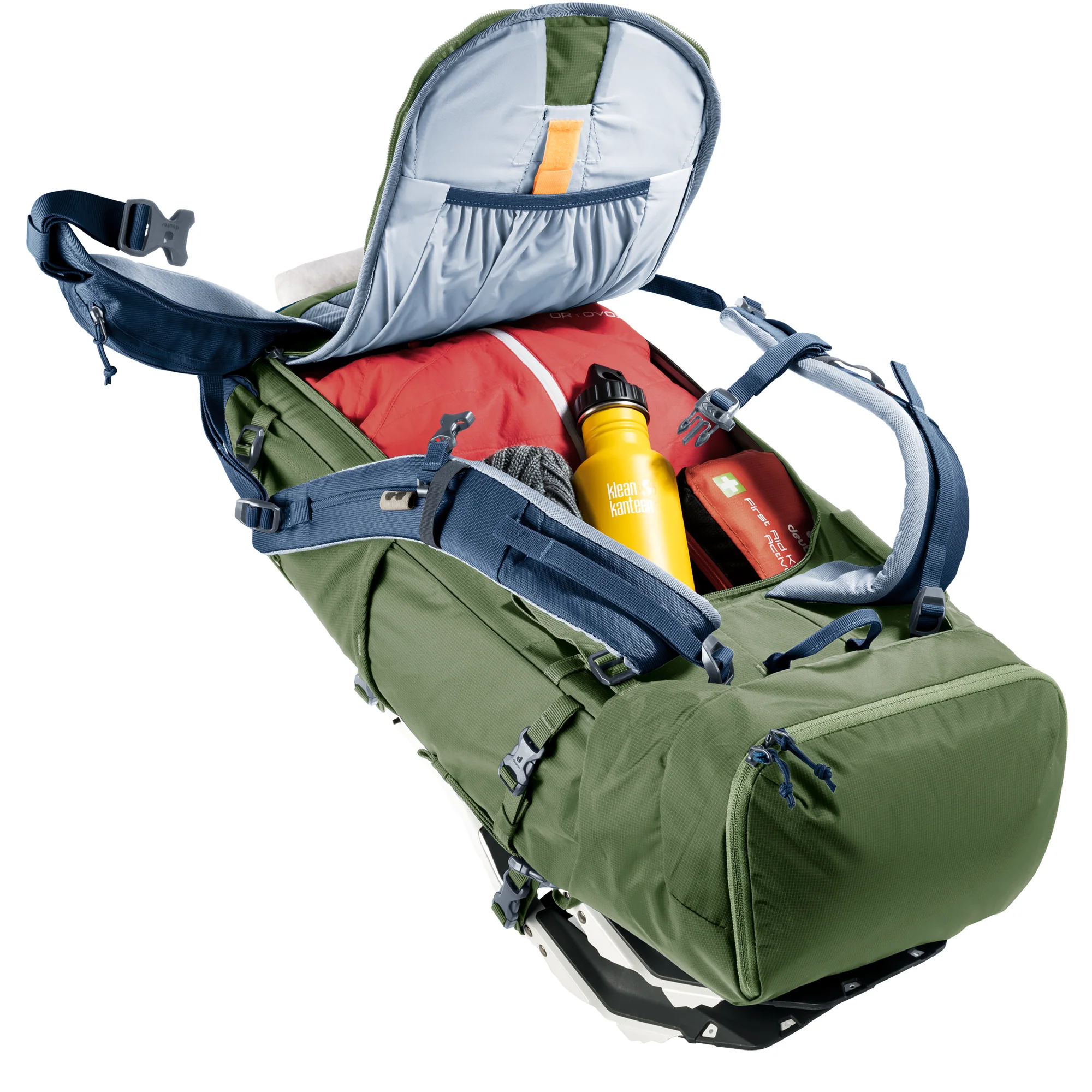 DEUTER RISE 34+ ZAINO DA ESCURSIONE INVERNALE Colore Khaki-Ink - Image 5