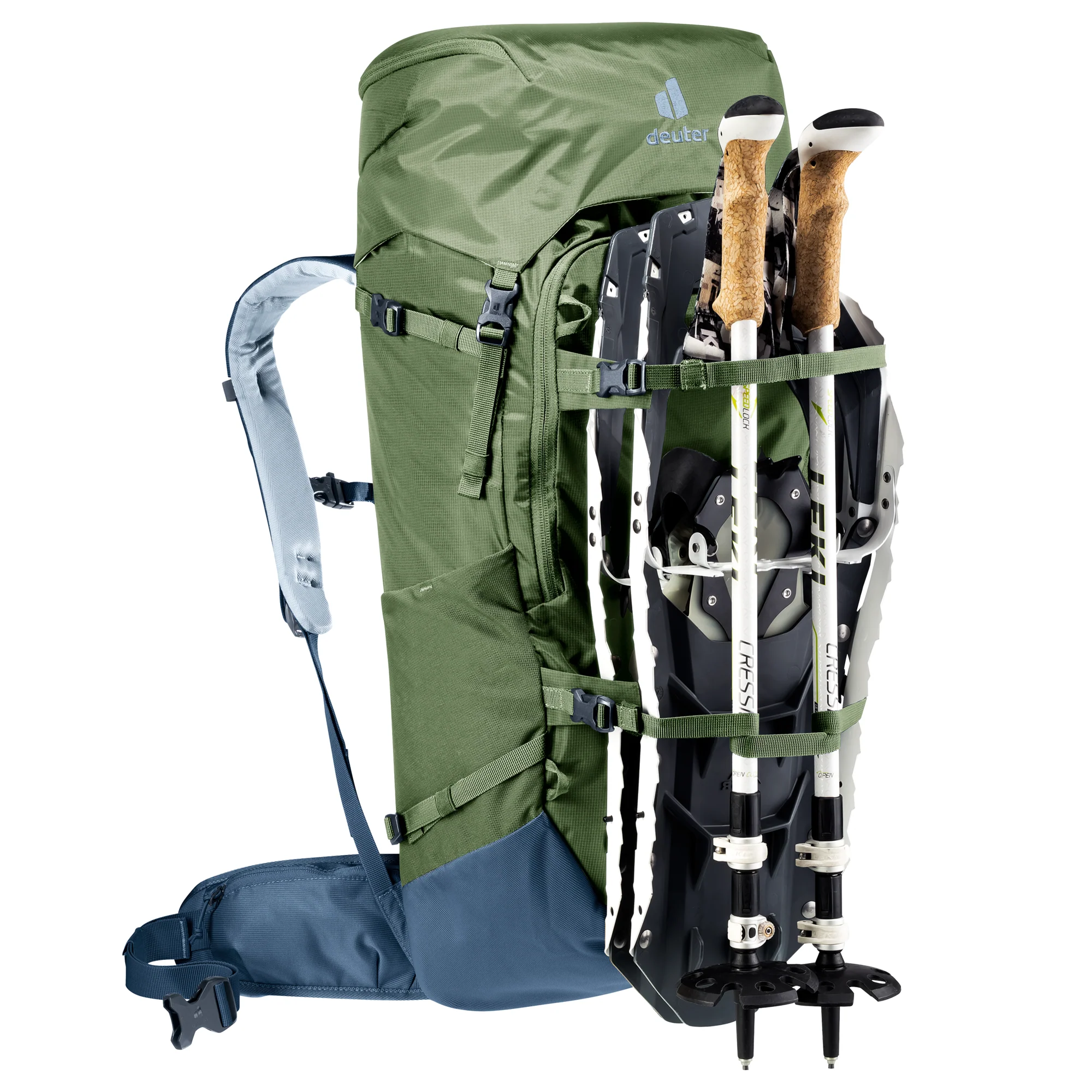DEUTER RISE 34+ ZAINO DA ESCURSIONE INVERNALE Colore Khaki-Ink - Image 6