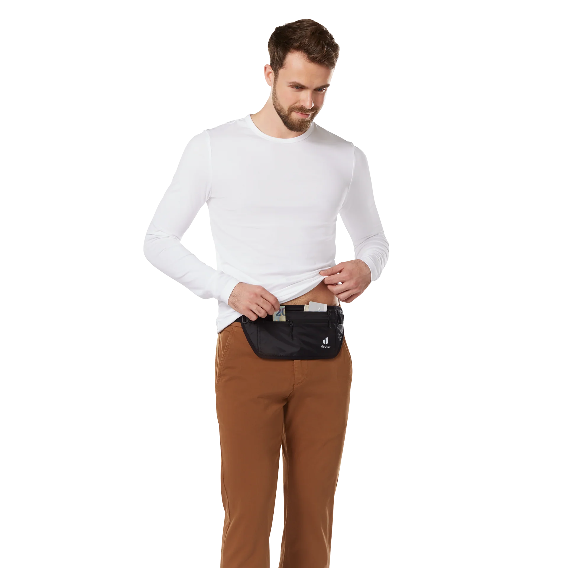 DEUTER SECURITY MONEY BELT MARSUPIO COMPATTO PORTA SOLDI E DOCUMENTI - DISPONIBILE IN DUE MISURE E COLORI - Image 2
