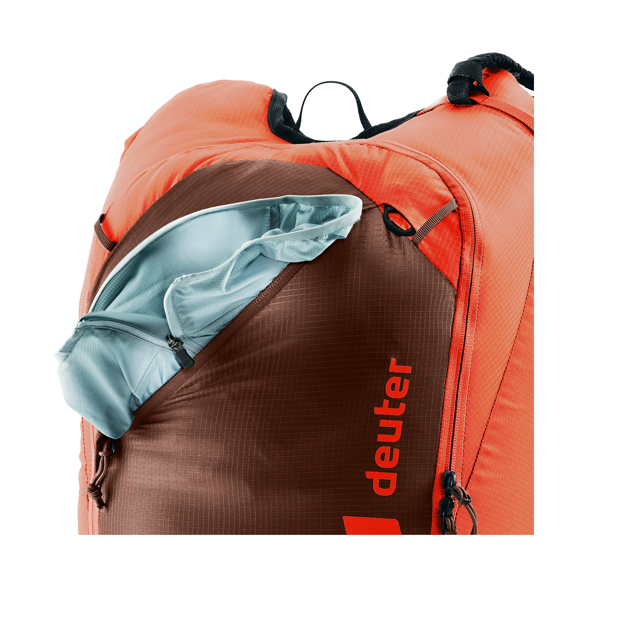 DEUTER UPDAYS 26 ZAINO DA SCIALPINISMO ULTRALEGGERO Colore Umbra-Papaya - Image 10
