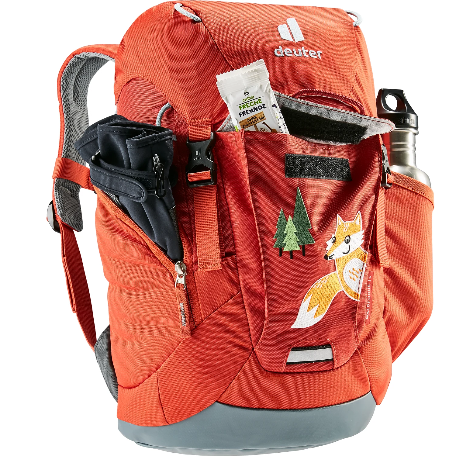 DEUTER WALDFUCHS 14 ZAINO PER BAMBINI 14 LITRI COMODO E LEGGERO - COLORE: LAVA / PAPRIKA - Image 10