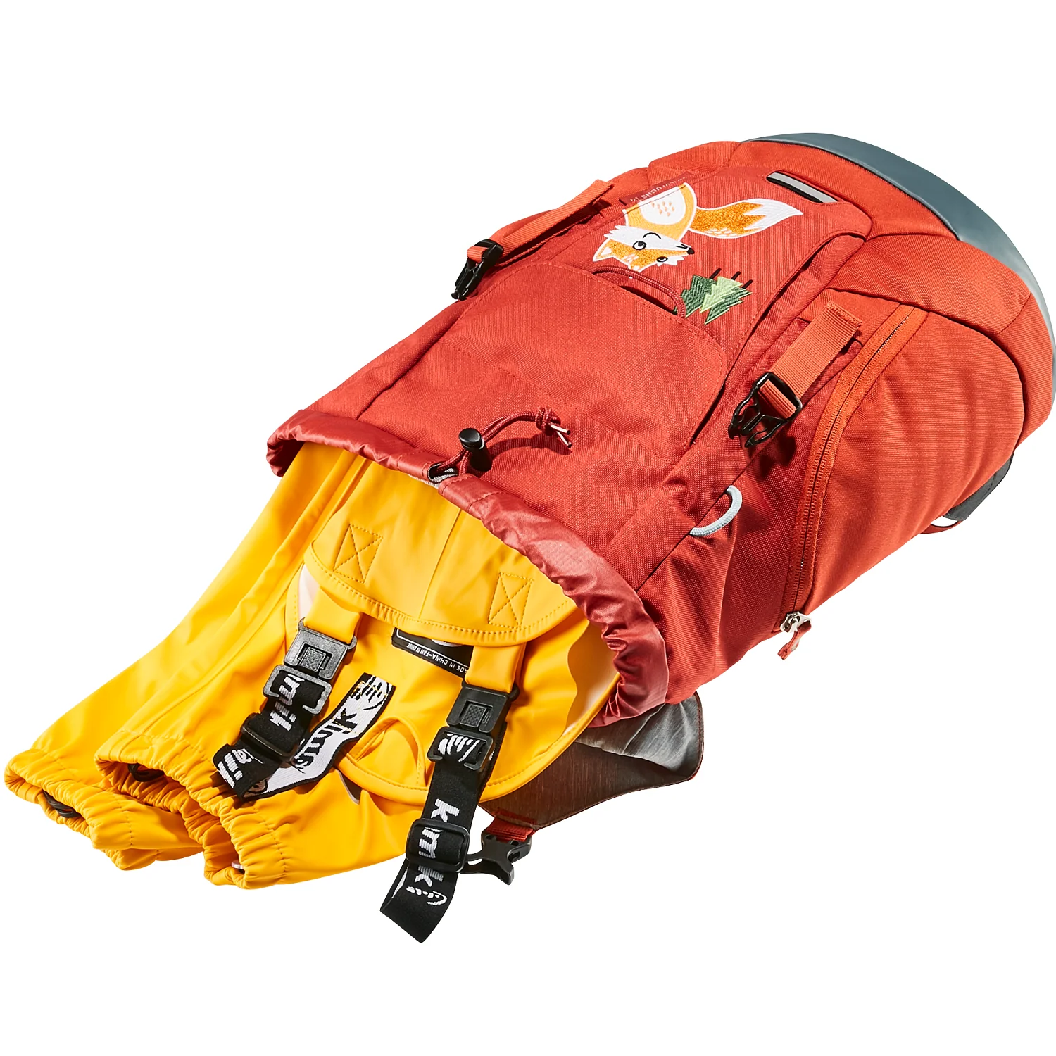 DEUTER WALDFUCHS 14 ZAINO PER BAMBINI 14 LITRI COMODO E LEGGERO - COLORE: LAVA / PAPRIKA - Image 8