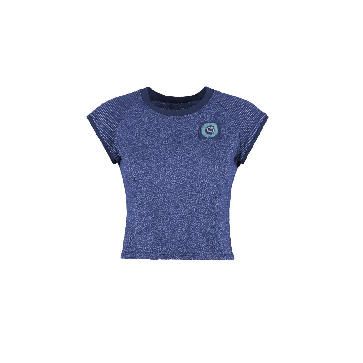 E9 AUDREY T-SHIRT CORTA DONNA IN COTONE ORGANICO