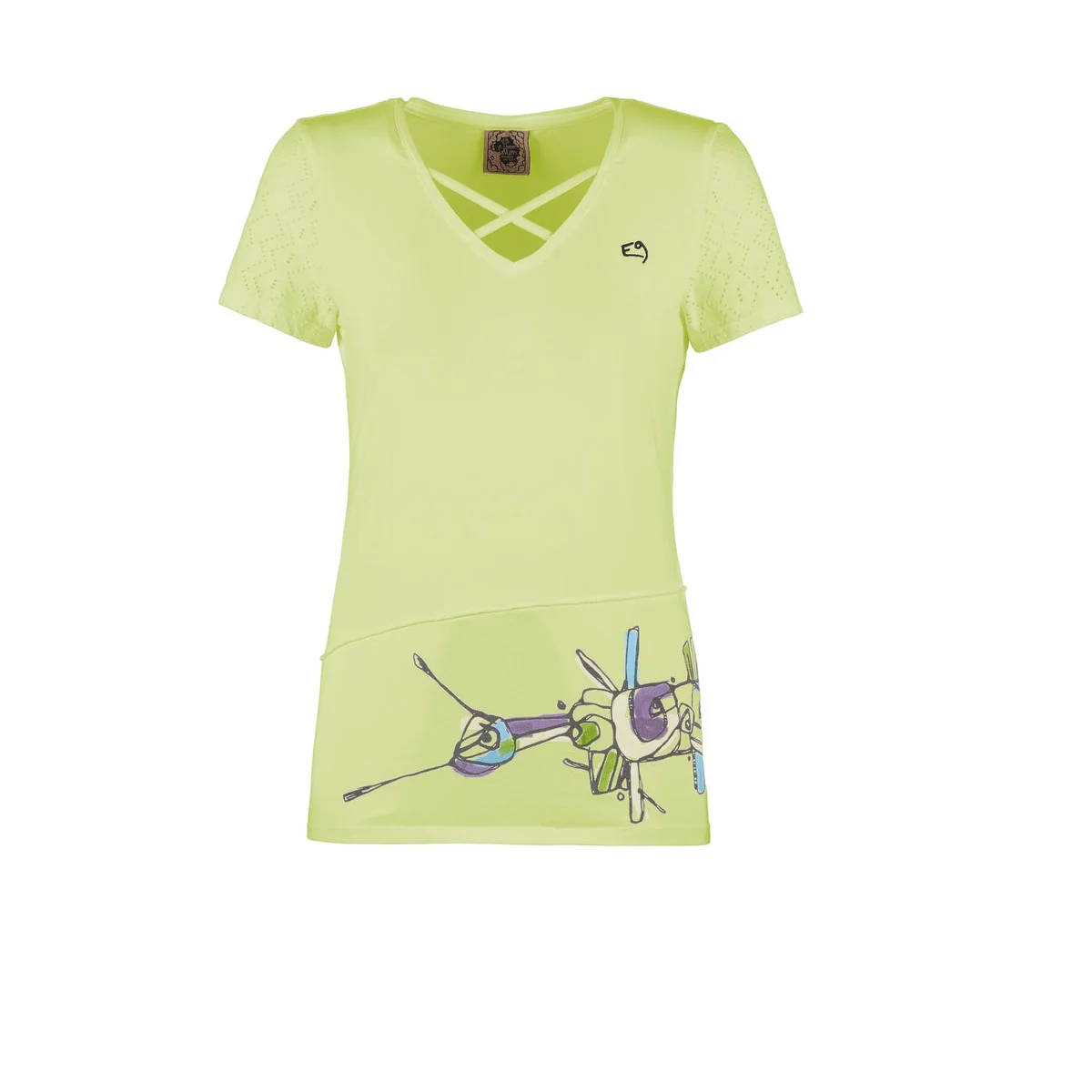 E9 ISA T-SHIRT DONNA IN COTONE ORGANICO