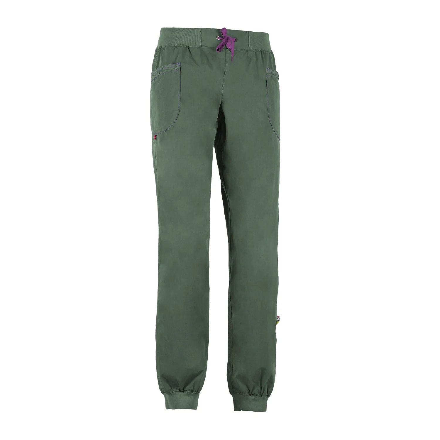 E9 JOEE PANTALONE LUNGO DONNA IN COTONE ORGANICO