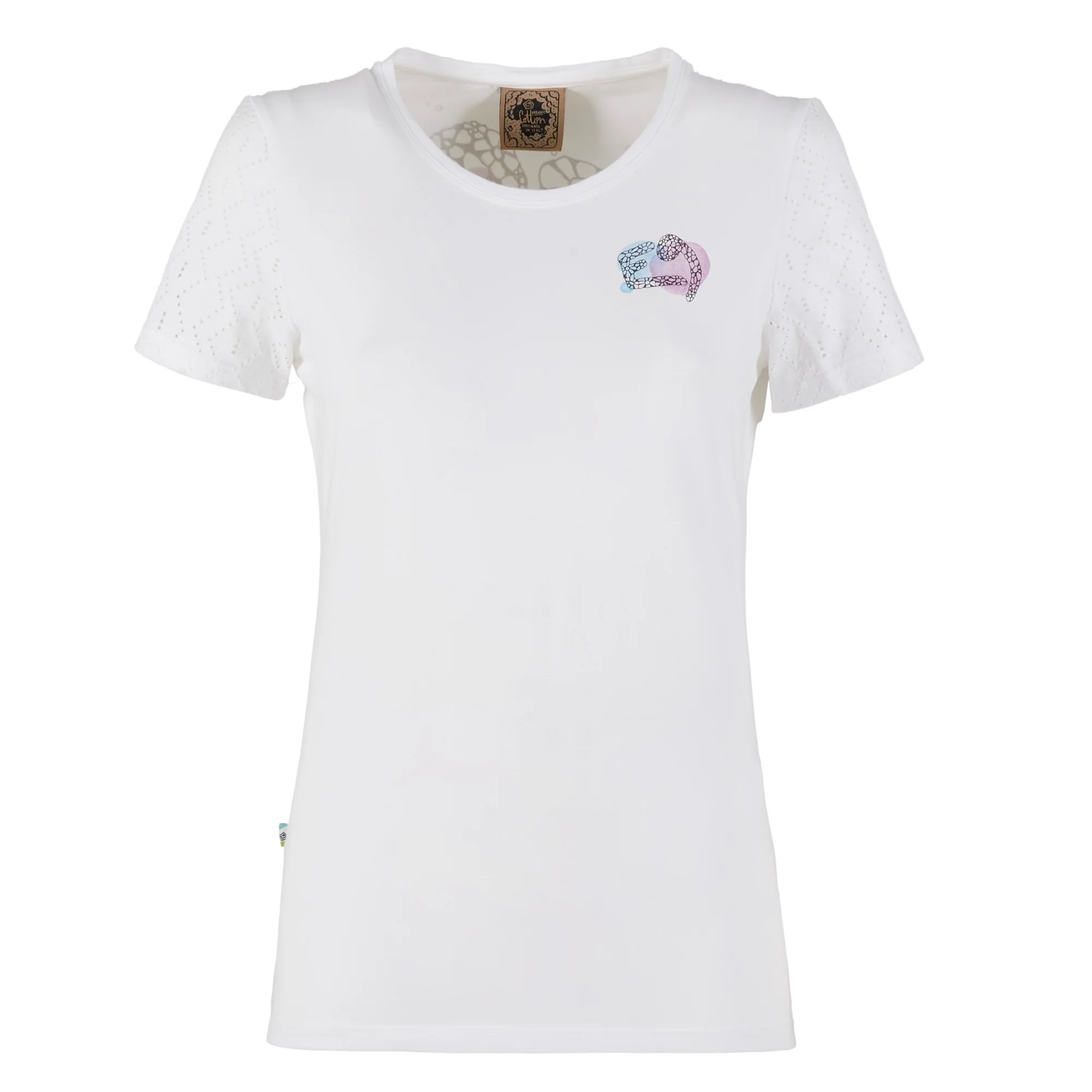 E9 LIGHT BALL T-SHIRT DONNA IN COTONE ORGANICO