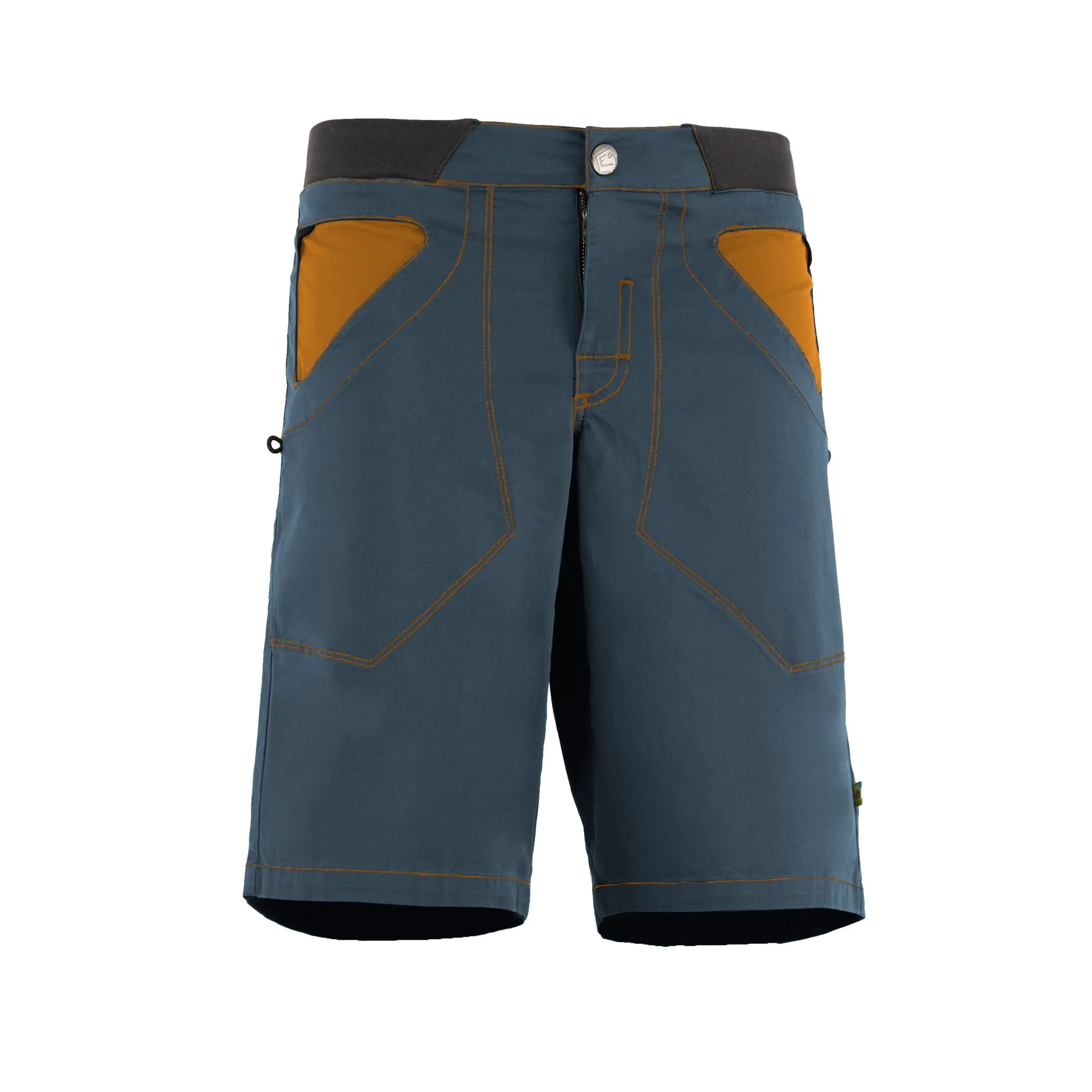 E9 N 3 ANGOLO SHORT UOMO IN COTONE ORGANICO PER ARRAMPICATA E TEMPO LIBERO - DISPONIBILE IN 3 COLORI