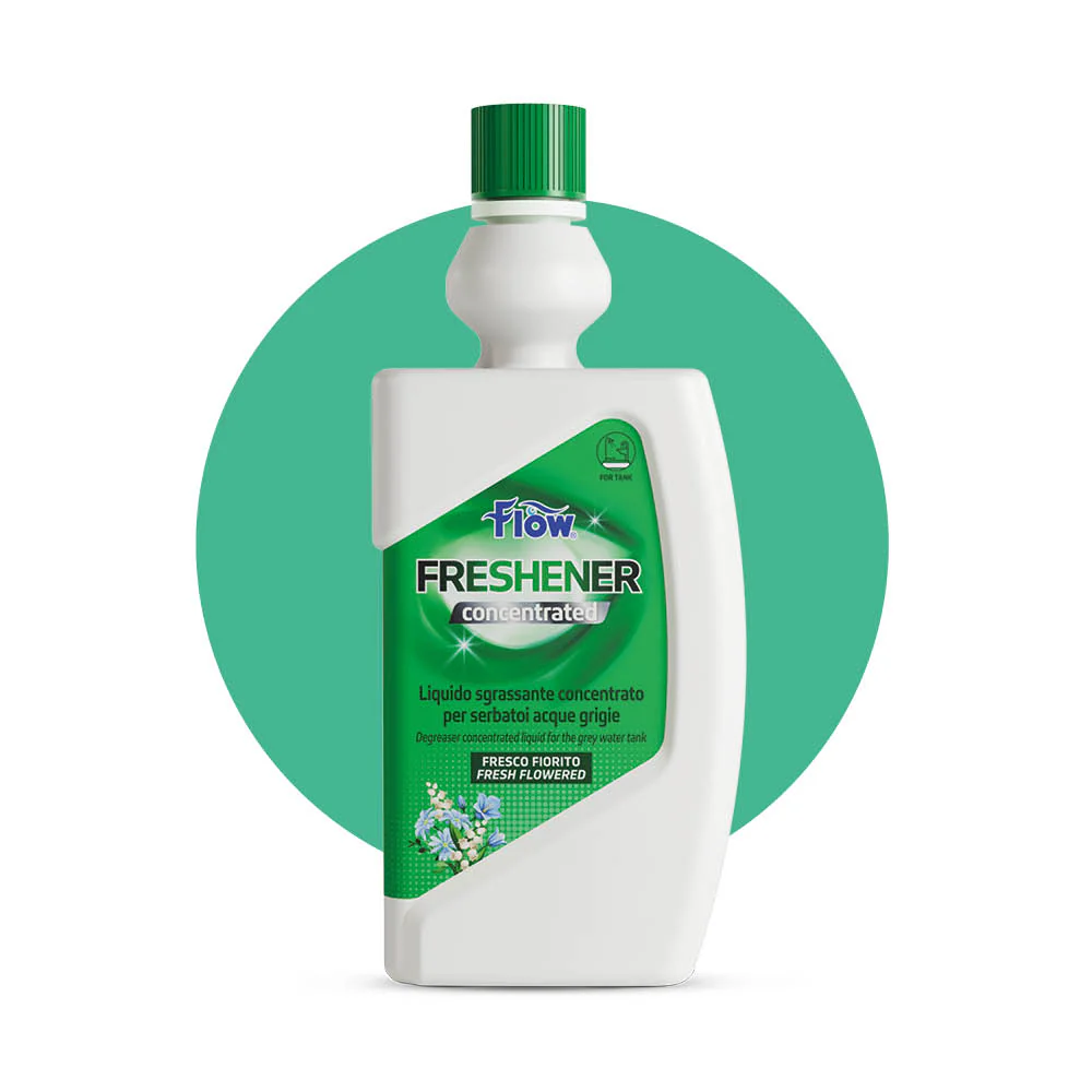 ECOLKEM FLOW FRESHENER CONCENTRATED LIQUIDO SGRASSANTE CONCENTRATO PER LA PREVENZIONE DEI CATTIVI ODORI ACQUE GRIGIE - DISPONIBILE IN 2 PROFUMAZIONI - Image 2