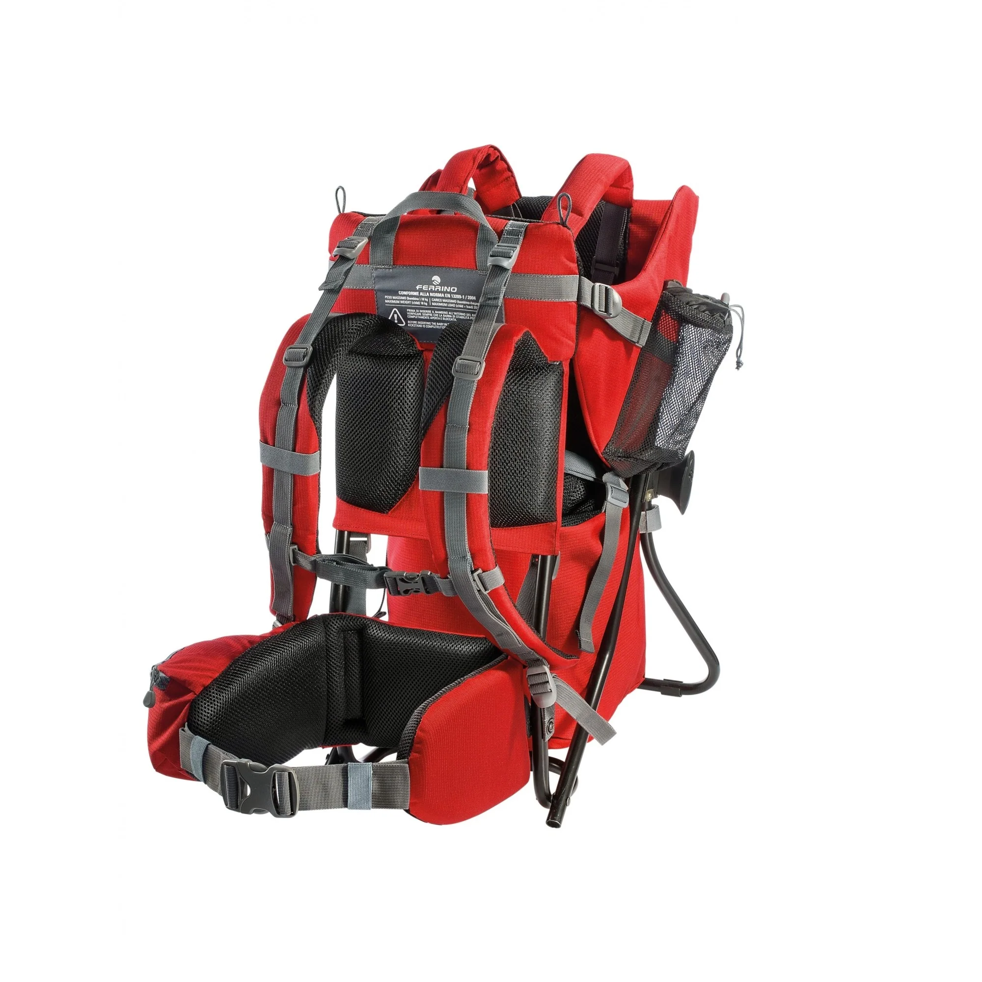 FERRINO CARIBOU ZAINO PORTABIMBO OUTDOOR COLORE: ROSSO