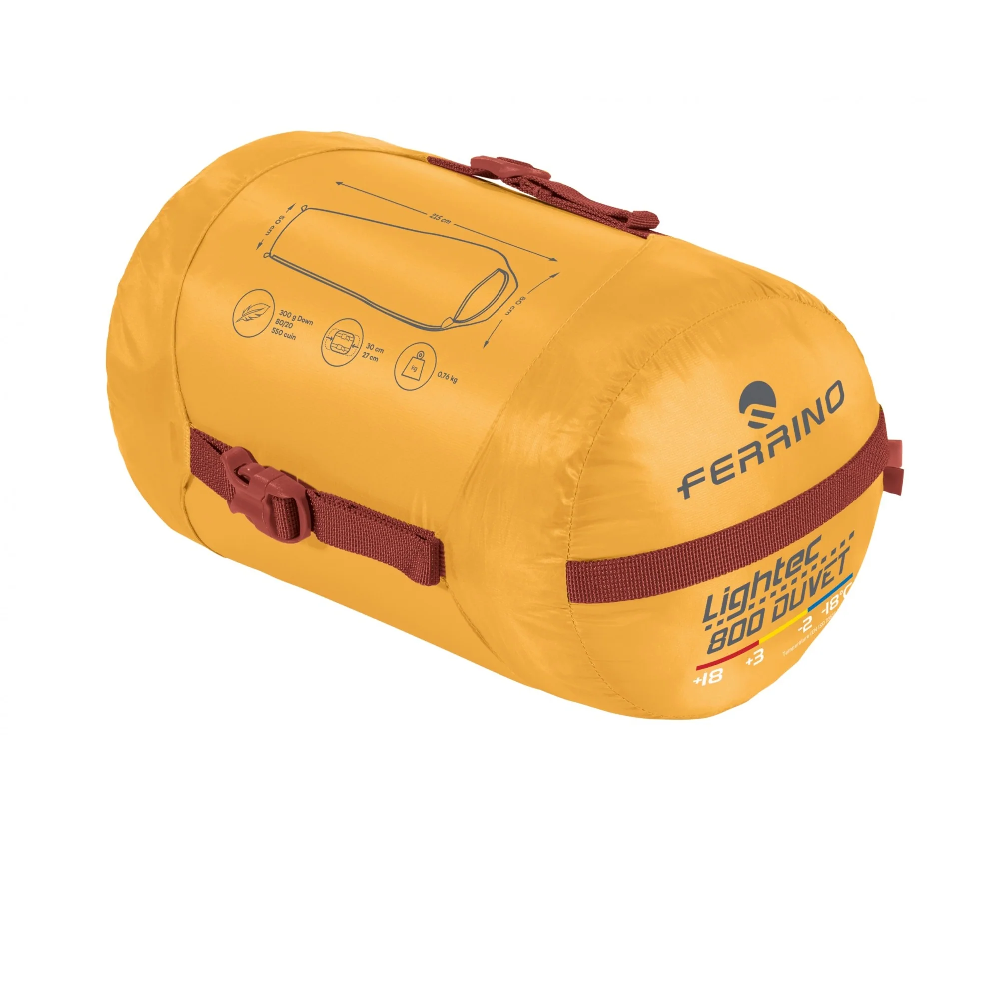 FERRINO LIGHTEC 800 DUVET SACCO A PELO IN PIUMA TEMPERATURA COMFORT +3°C/-2°C - Image 3