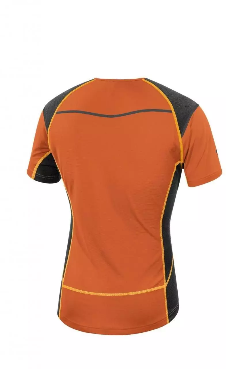 FERRINO T-SHIRT OLLOMONT TECNICA UOMO LEGGERA E TRASPIRANTE DA TREKKING/RUNNING COLORE ORANGE - Image 2