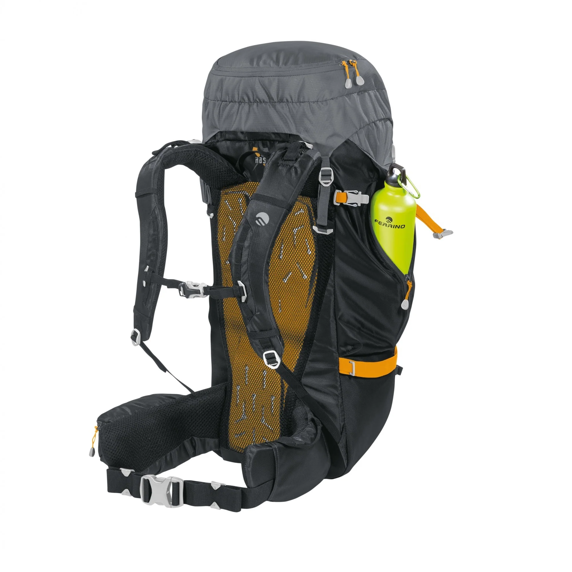FERRINO TRIOLET 48+5 GRIGIO Zaino da Alpinismo e sci alpinismo capiente e versatile - Disponibile in 2 colori - Image 4