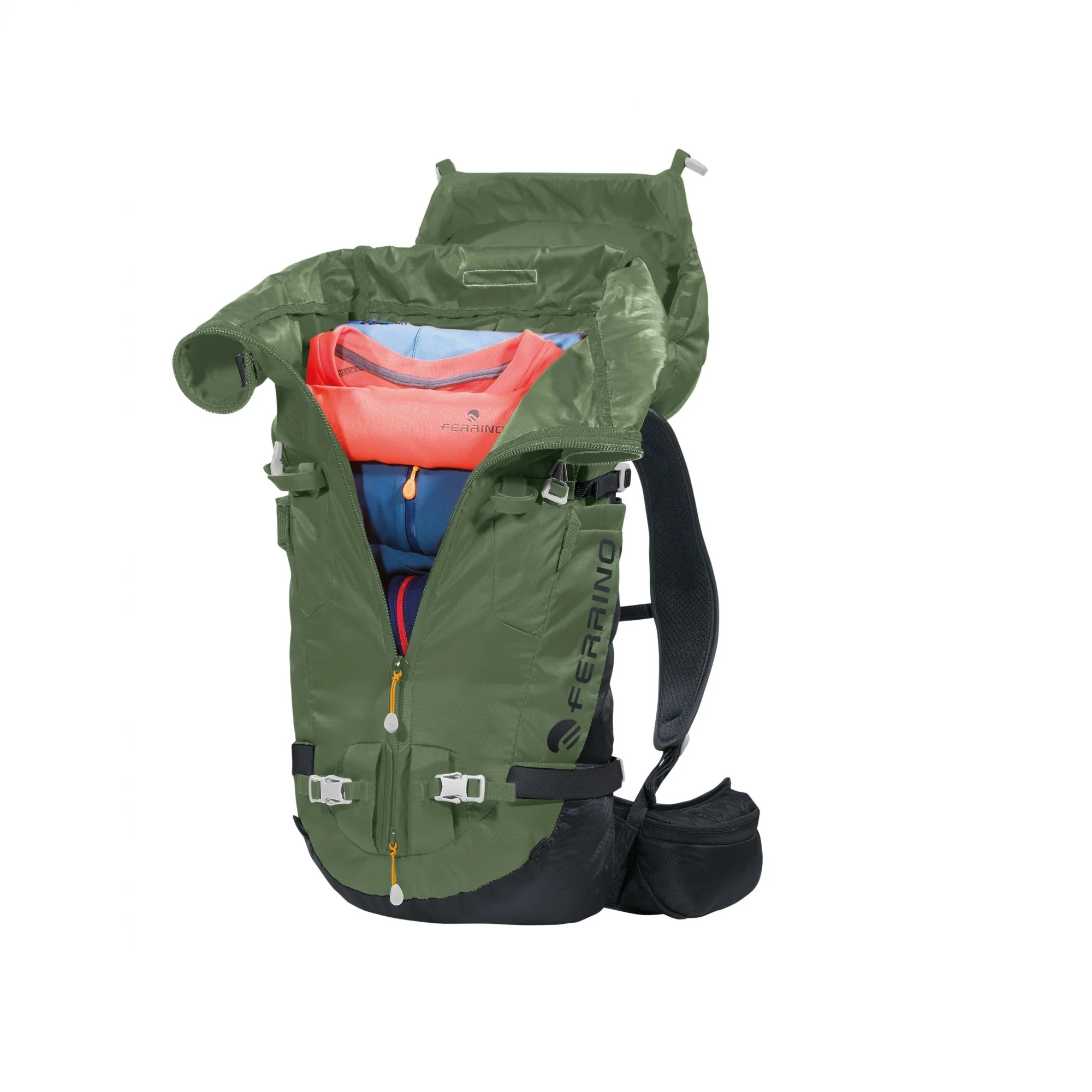 FERRINO TRIOLET 48+5 GRIGIO Zaino da Alpinismo e sci alpinismo capiente e versatile - Disponibile in 2 colori - Image 8