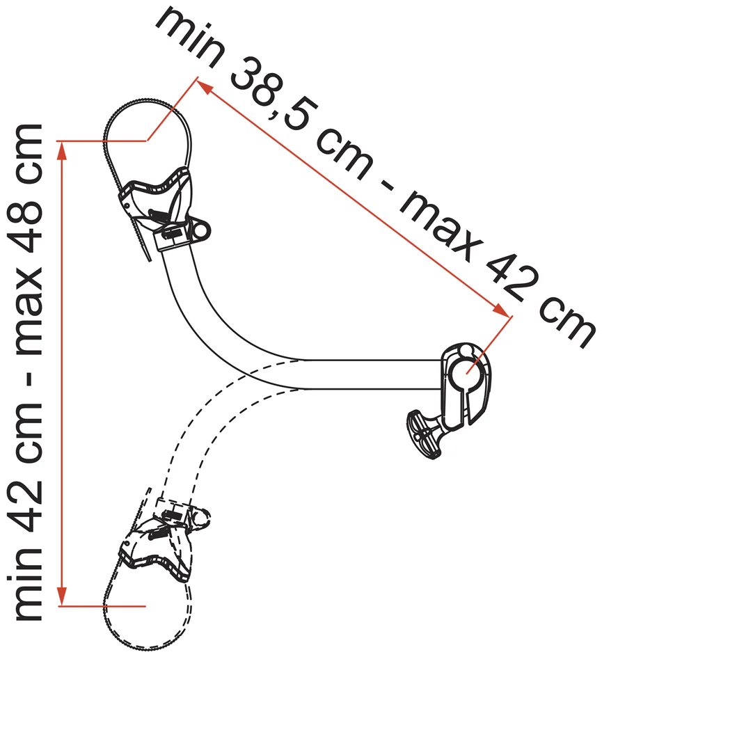 FIAMMA BIKE-BLOCK PRO S3 SISTEMA DI BLOCCAGGIO PER PORTABICI - Image 2
