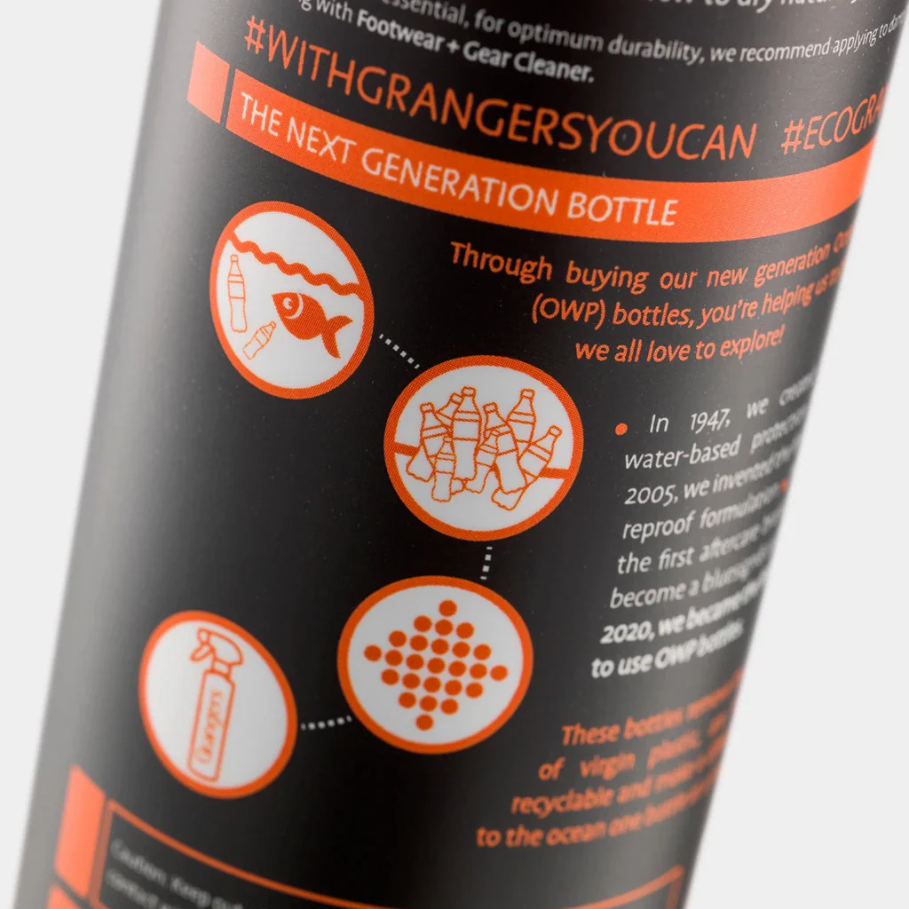 GRANGERS FOOTWEAR REPEL PLUS IMPERMEABILIZZANTE SPRAY 275ml PER CALZATURE - Image 3