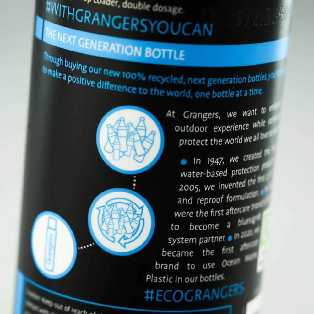 GRANGERS WASH + REPEL DOWN 2 IN 1 DETERGENTE 300ml PER PULIZIA E RI-IMPERMEABILIZZAZIONE CAPI IN PIUMA - Image 4