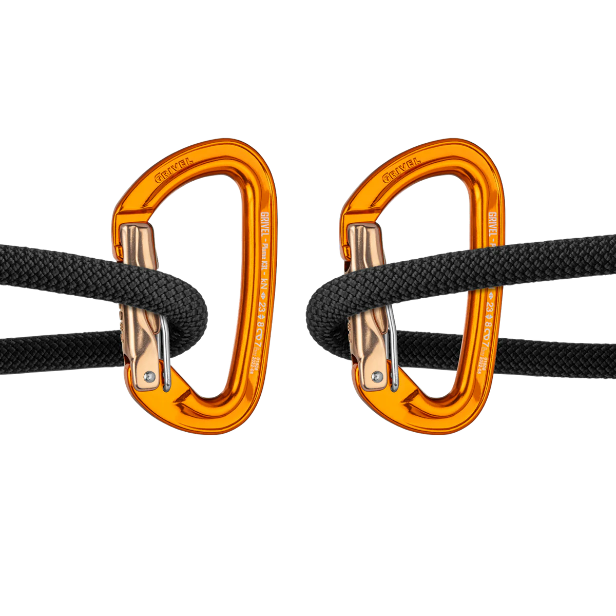 GRIVEL PLUME WIRE LOCK K3L Moschettone compatto e leggero con sistema Wire-Lock - Image 3