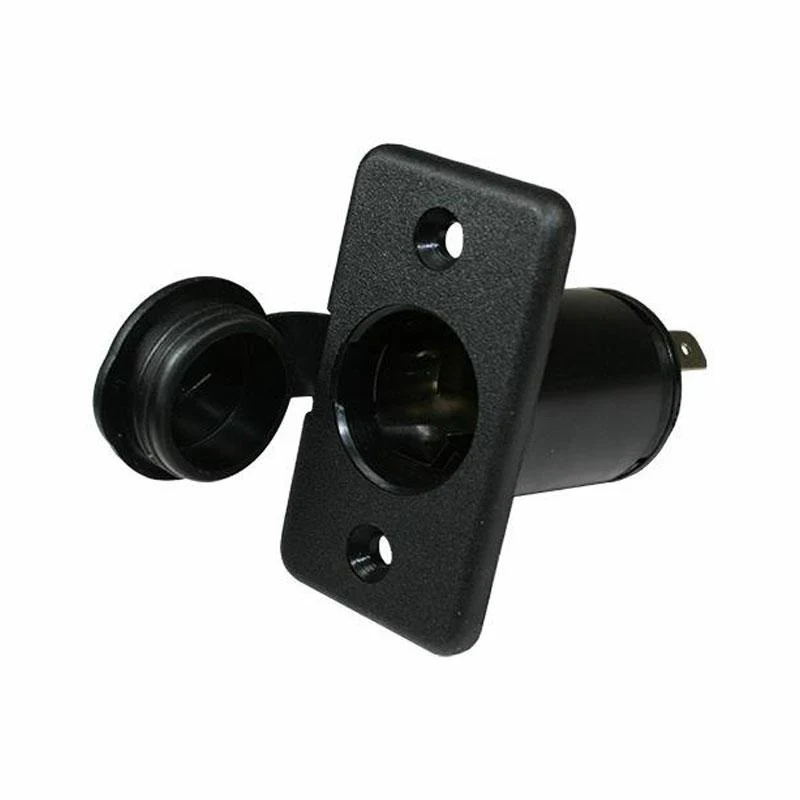 HABA PRESA 12V STANDARD Presa di corrente incorporata con coperchio 12 V
