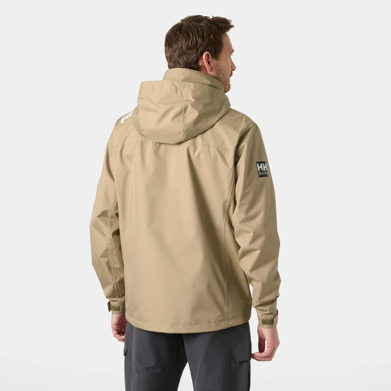 HELLY HANSEN CREW HOODED JACKET 2.0 UOMO GIACCA LEGGERA IMPERMEABILE - Image 8