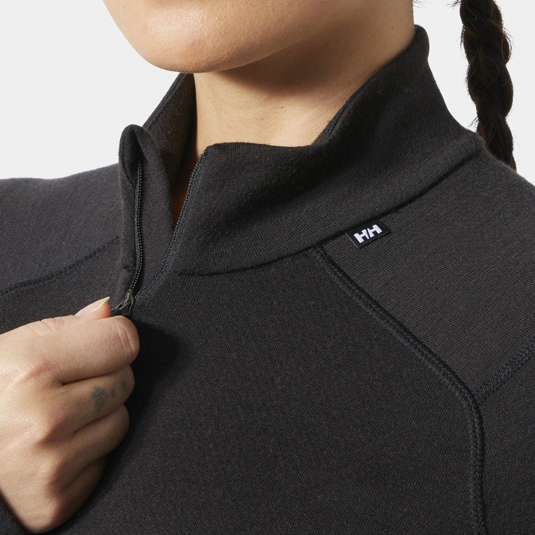 HELLY HANSEN LIFA MERINO MIDW 1/2 ZIP MAGLIA INTIMA DONNA CON ZIP - Image 5