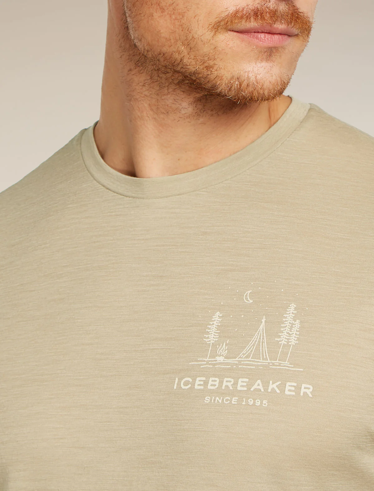 ICEBREAKER 150 TECH LITE PEACEFUL PASS UOMO T-SHIRT LEGGERA 100% LANA MERINO - Image 4